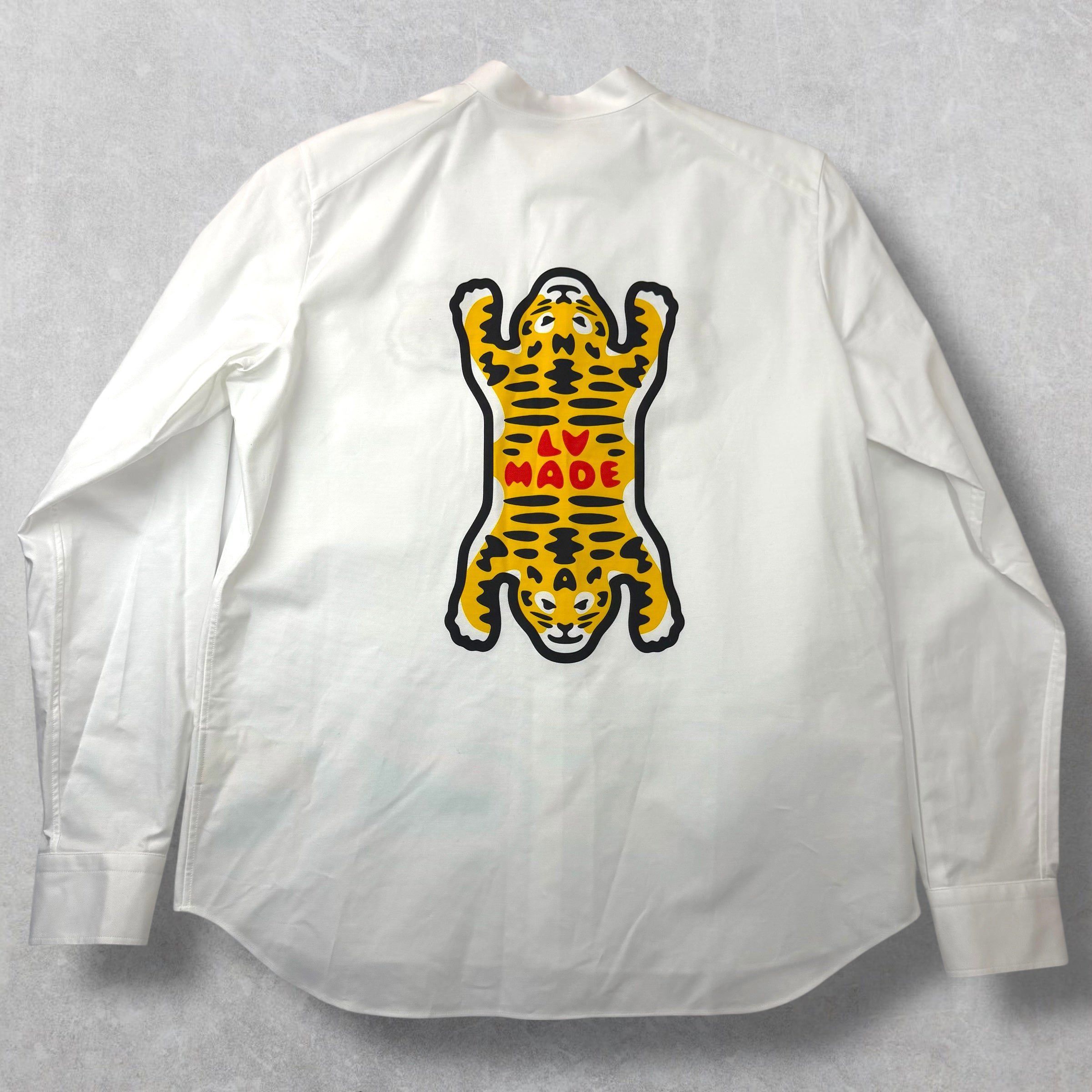 Louis Vuitton Louis Vuitton X Nigo Tiger Mandarin Collar Shirt XL Size US XL / EU 56 / 4 - 2 Thumbnail