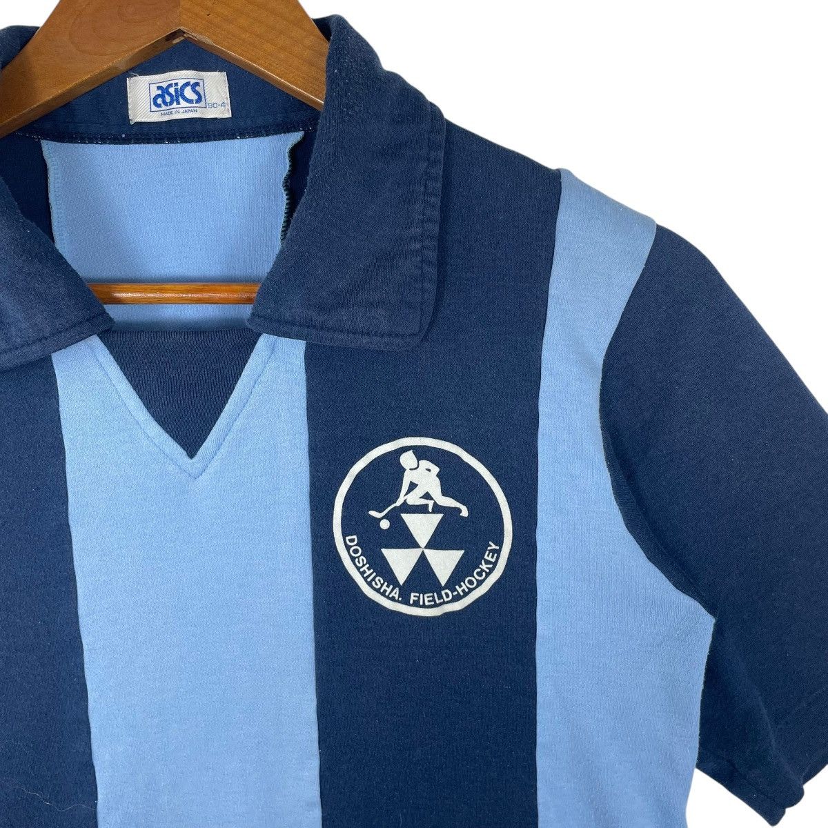 Asics × Vintage Vintage 90s Asics Doshisha Hockey Team Jersey Tshirt Size US S / EU 44-46 / 1 - 3 Thumbnail