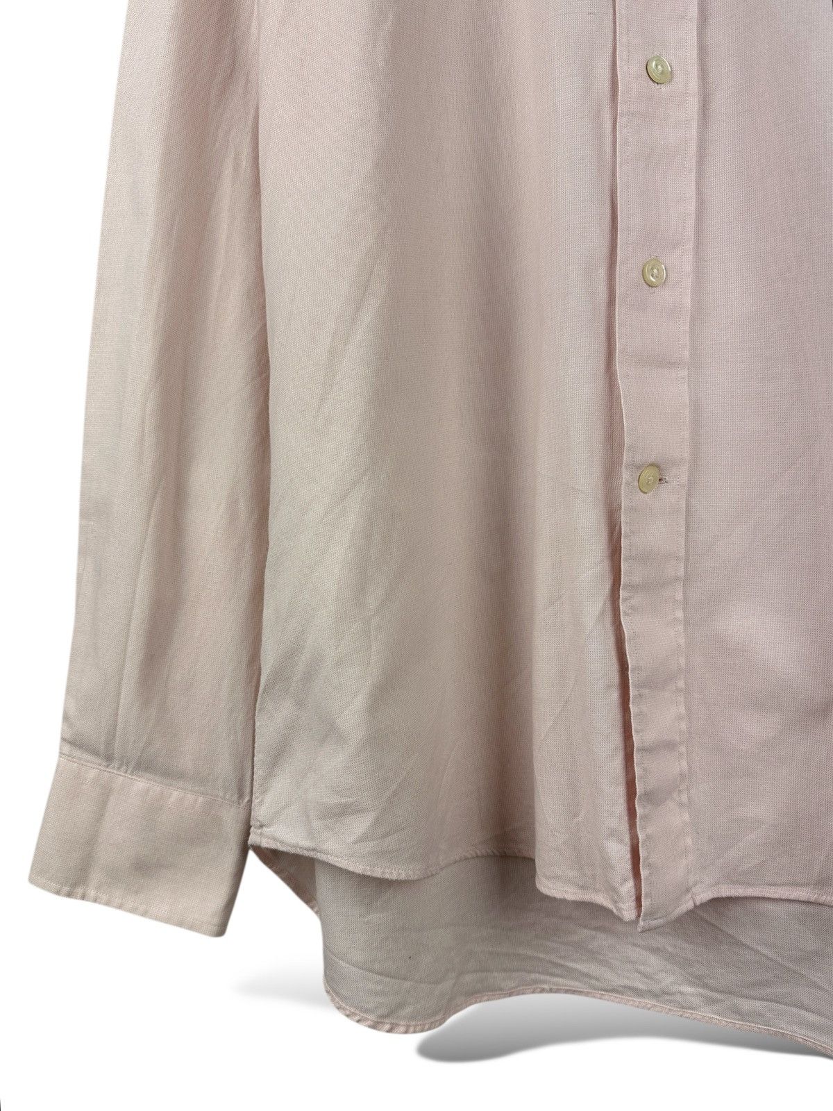 Christian Dior Monsieur Christian Dior Pink Shirt Long Sleeve Button Up Size US L / EU 52-54 / 3 - 5 Thumbnail