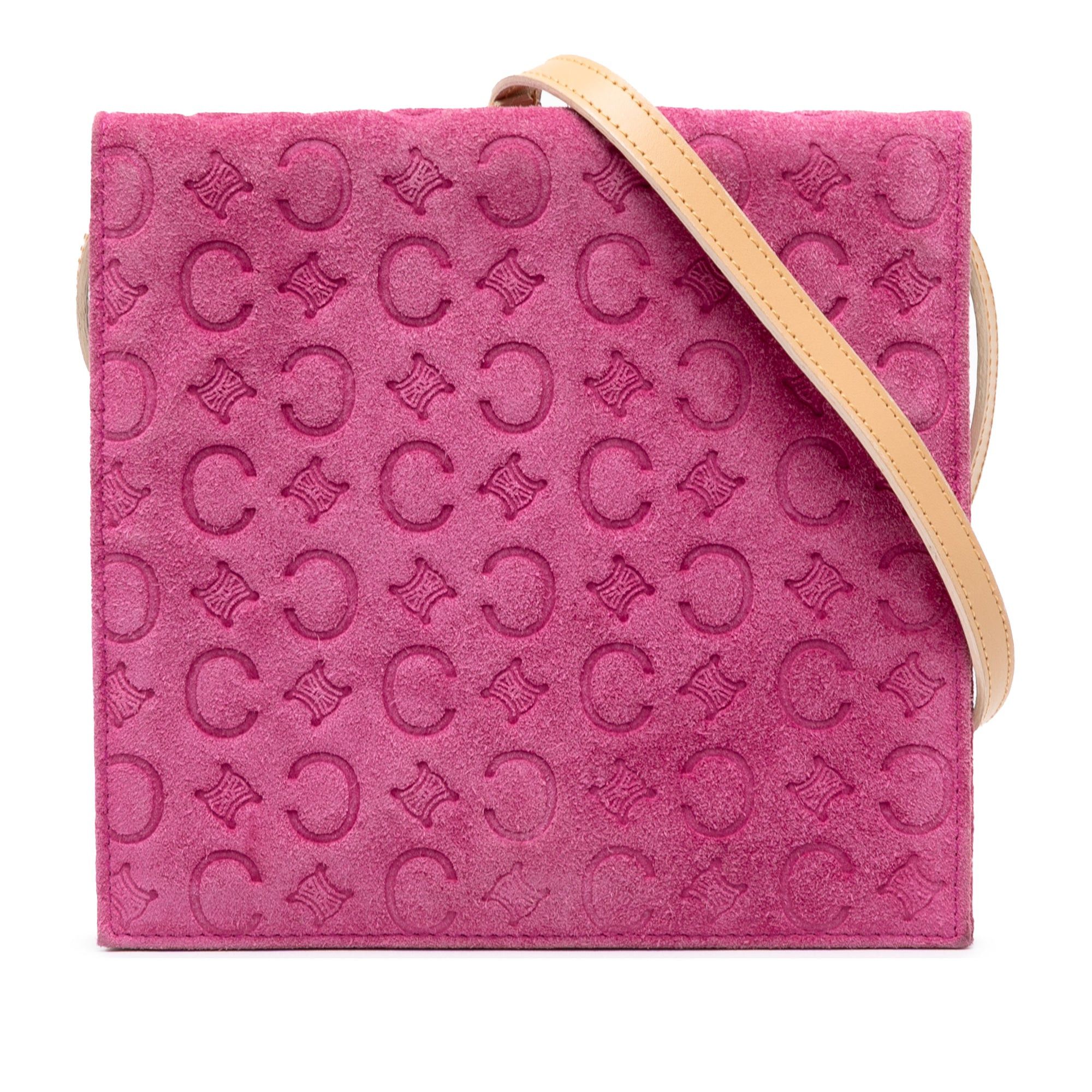 Celine C Macadam Suede Crossbody Size ONE SIZE - 1 Thumbnail