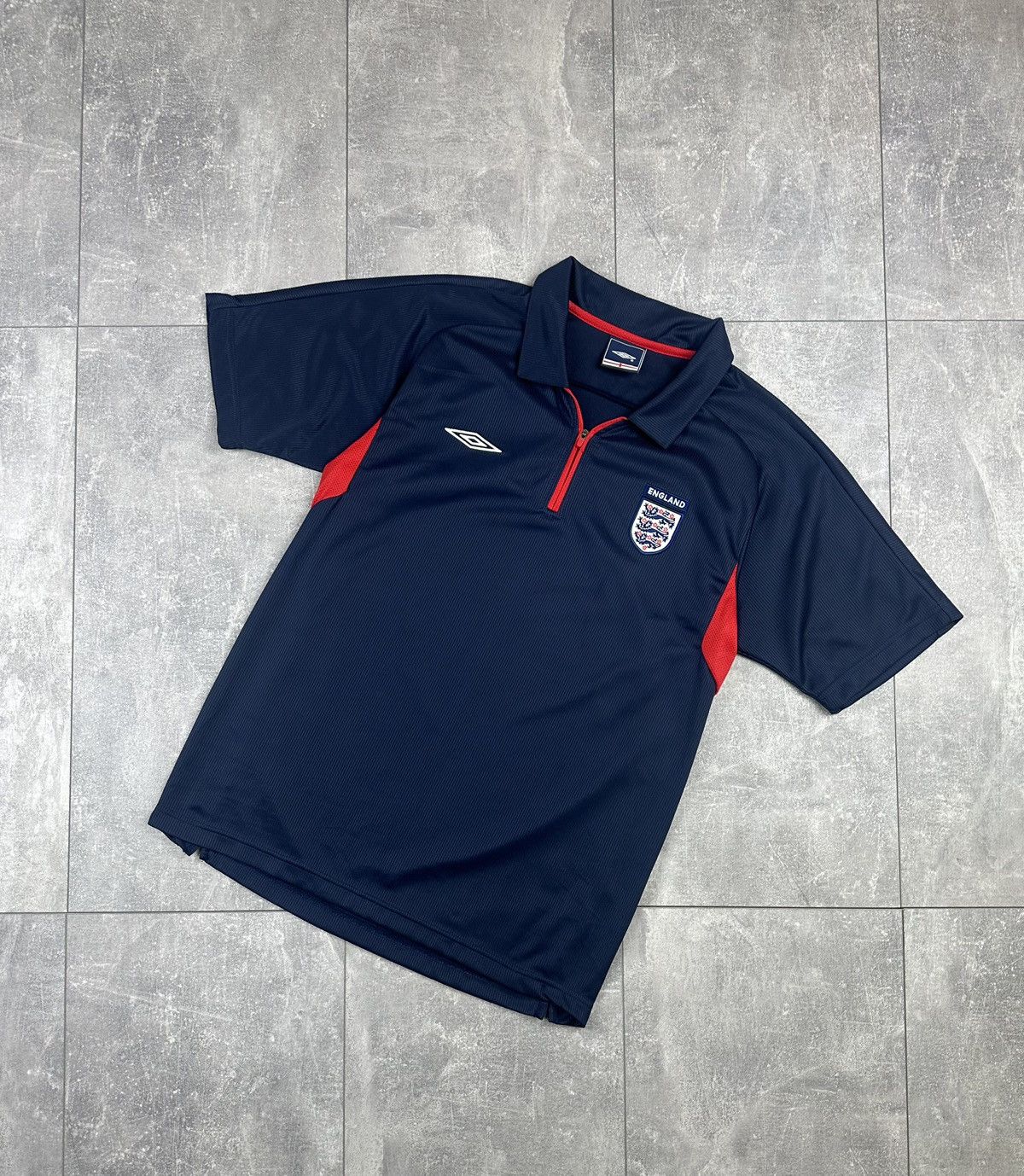 Umbro Umbro England National Team Training Jersey 1/4 Zip 2004 Size US S / EU 44-46 / 1 - 2 Thumbnail