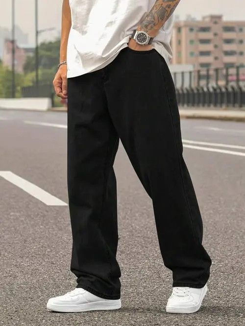 Japanese Brand × Vintage Straight Leg LOOSE RETRO Y2K jeans Size US 30 / EU 46 - 1 Thumbnail