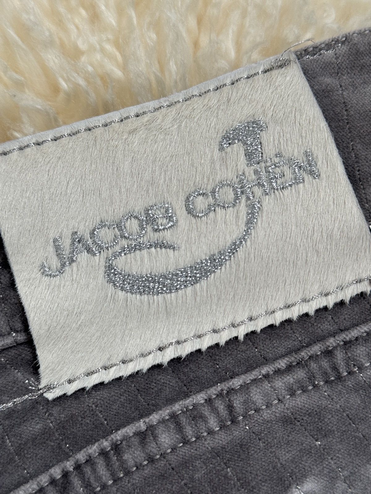 Jacob Cohen Jacob Cohën Velvet Trousers Size 27 Grey Jeans Size 27" / US 4 / IT 40 - 5 Thumbnail