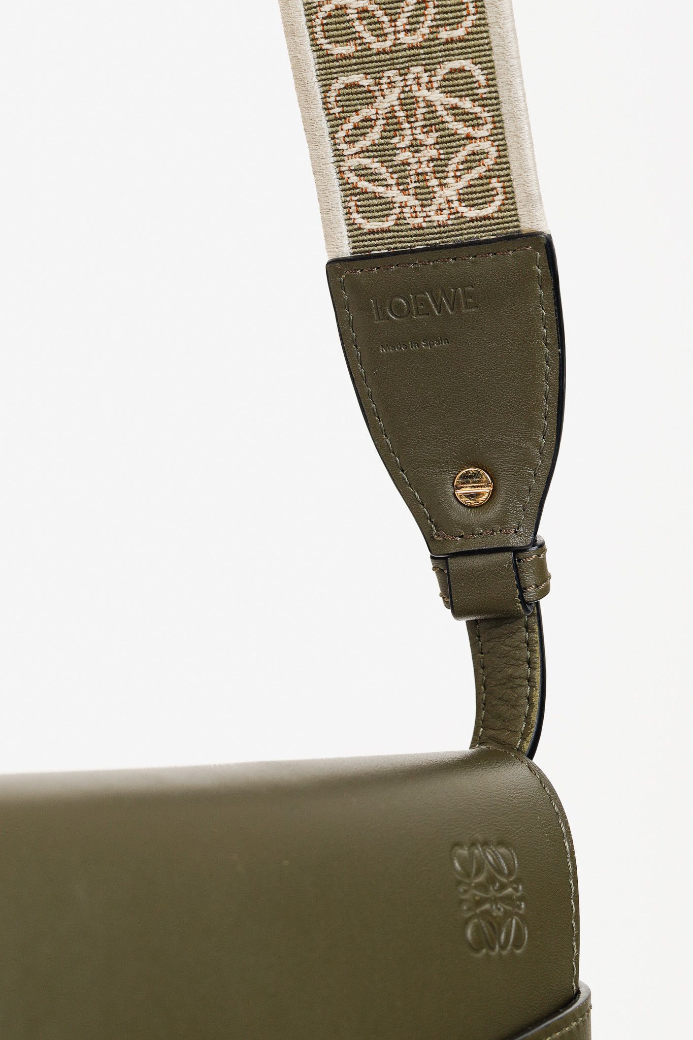 Loewe Loewe Mini Gate Dual Soft Calfskin & Jacquard Crossbody Bag Size ONE SIZE - 8 Thumbnail