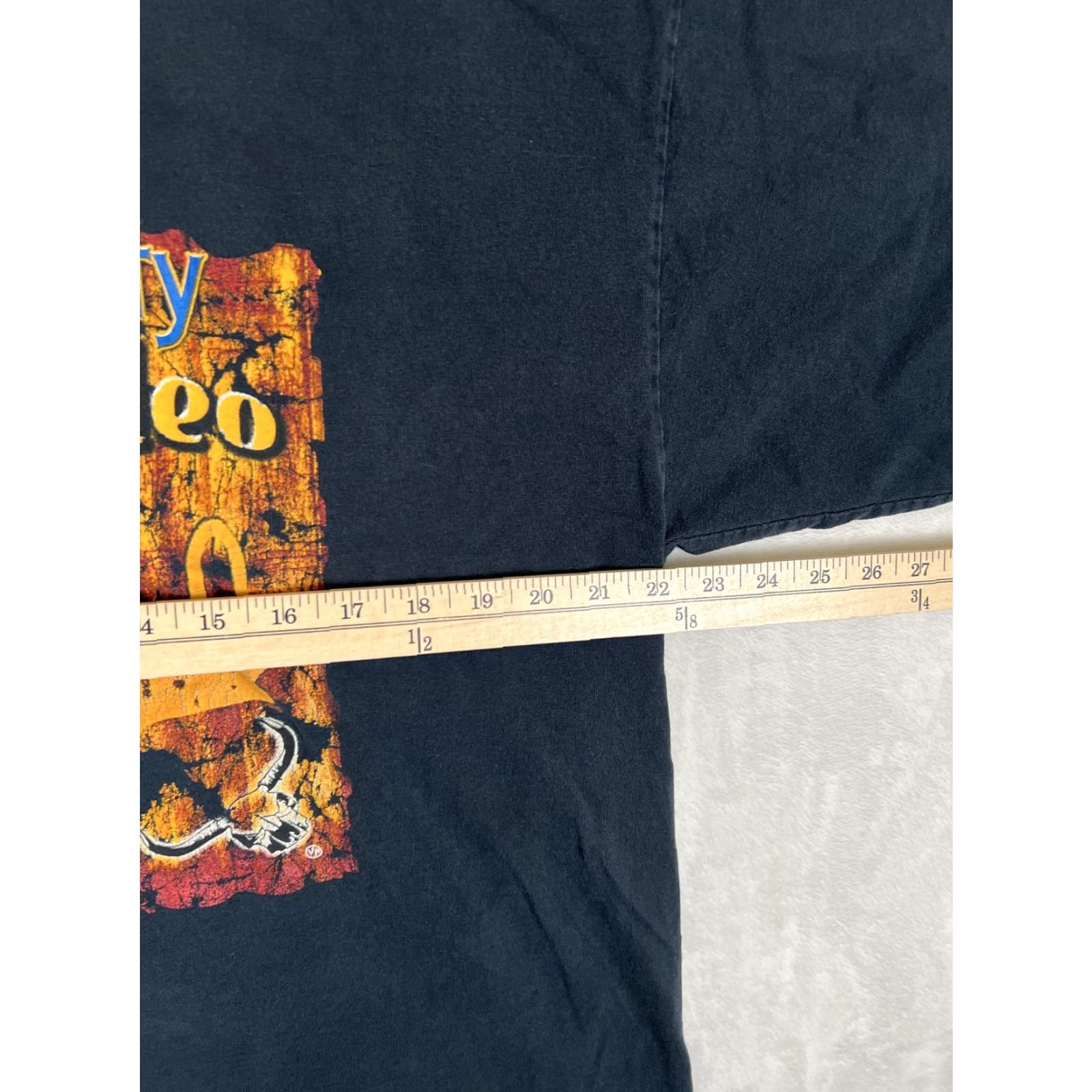 Vintage Austin County Fair & Rodeo Shirt Mens Large Black Graphic Western Texas Cowboy Size US L / EU 52-54 / 3 - 4 Thumbnail