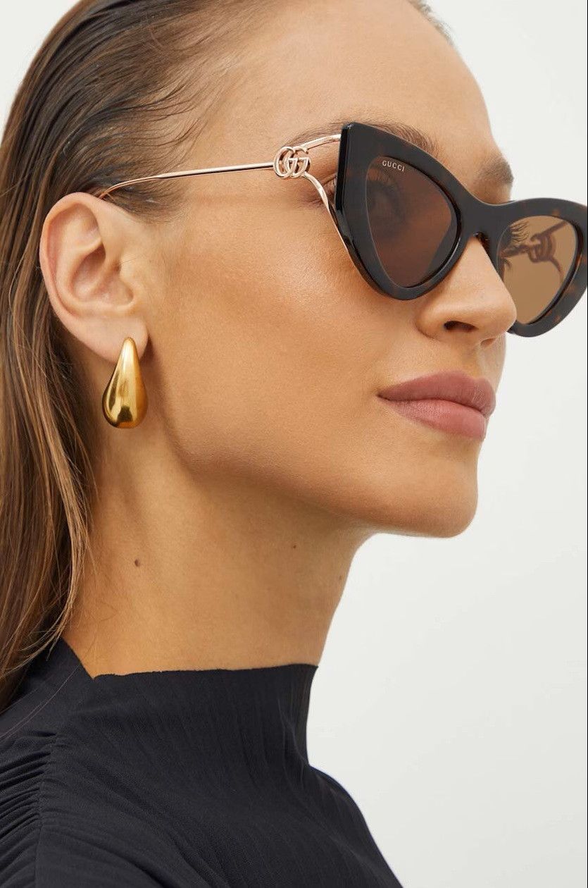 Gucci NEW GUCCI SUNGLASSES GG1565S 002 HAVANA WOMEN EYEWEAR Size ONE SIZE - 1 Thumbnail