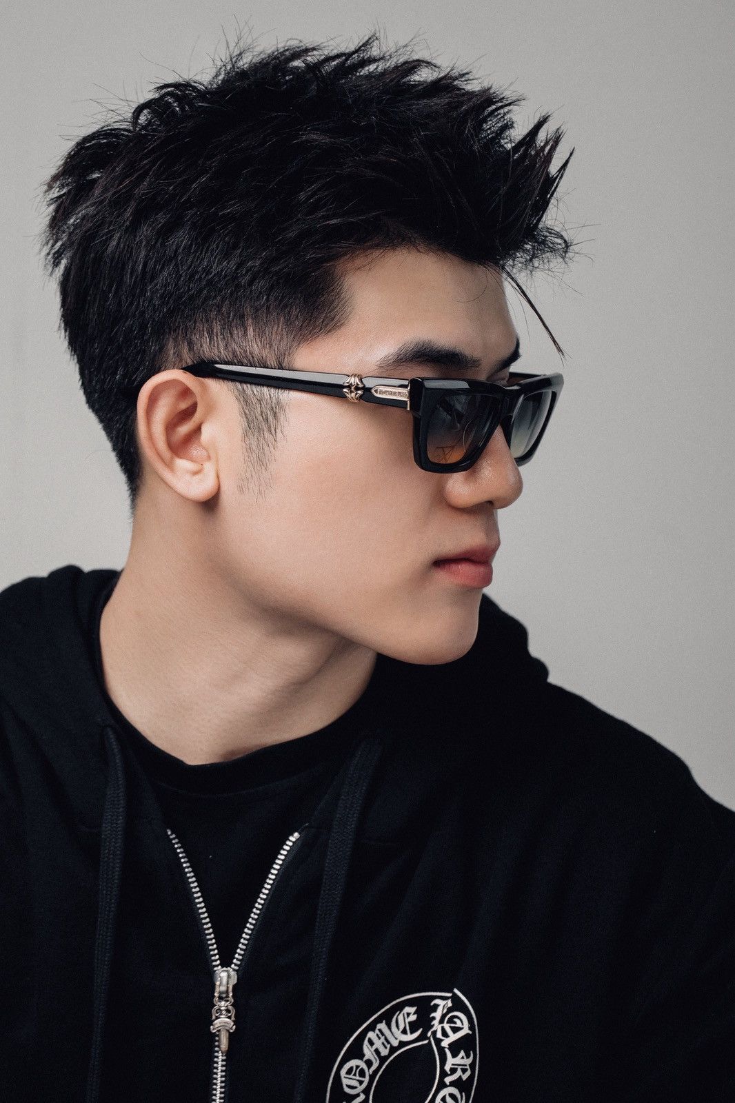 Chrome Hearts CHROME HEARTS CLITERALLY BLACK-18KGP SUNGLASSES Size ONE SIZE - 10 Thumbnail