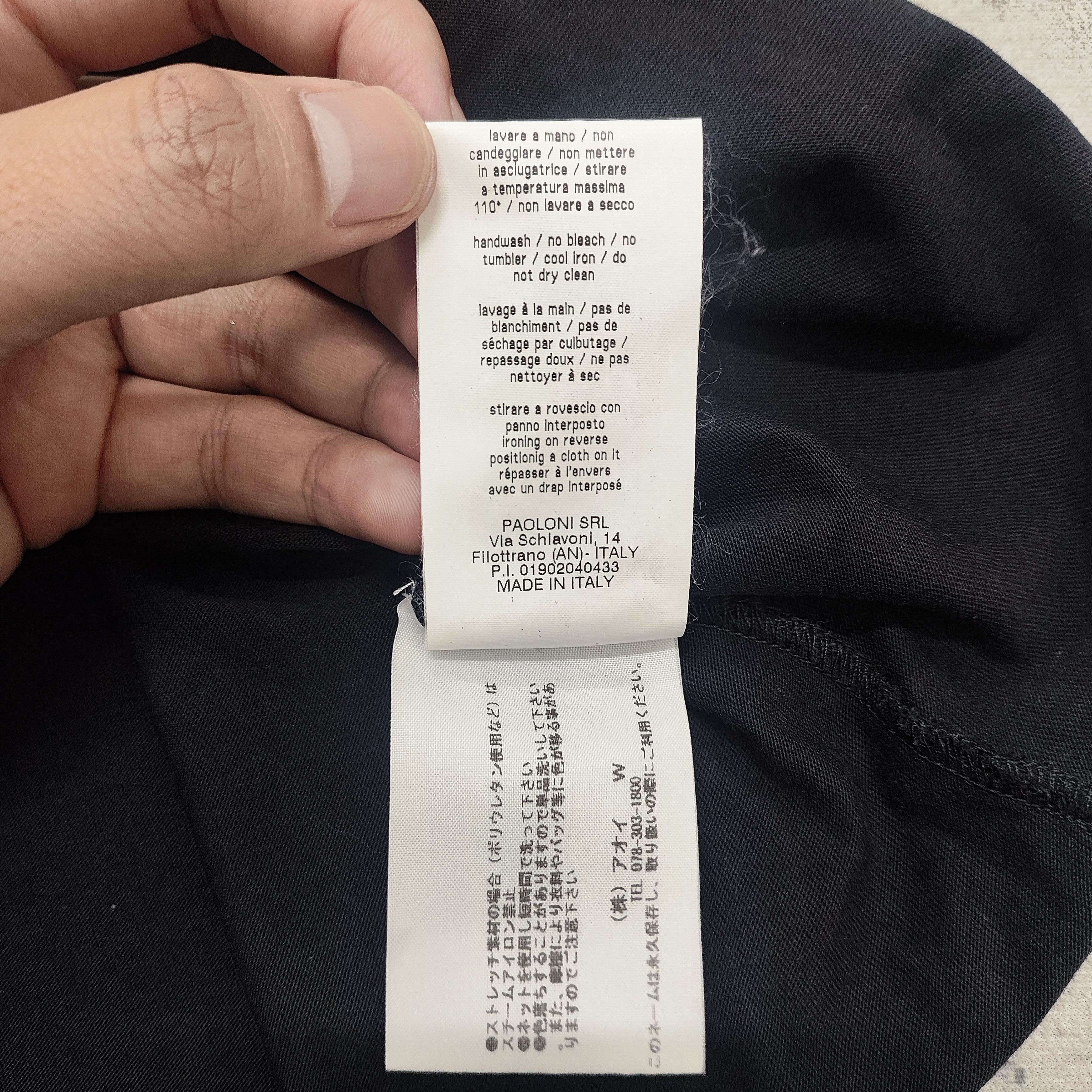 MSGM Long sleeve T-shirt/S/Cotton/Black/Rhinestone Size US S / EU 44-46 / 1 - 4 Thumbnail