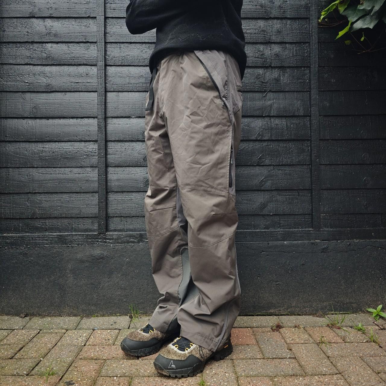 Other Grey Panelled Waterproof Technical Trousers Size US 30 / EU 46 - 2 Thumbnail