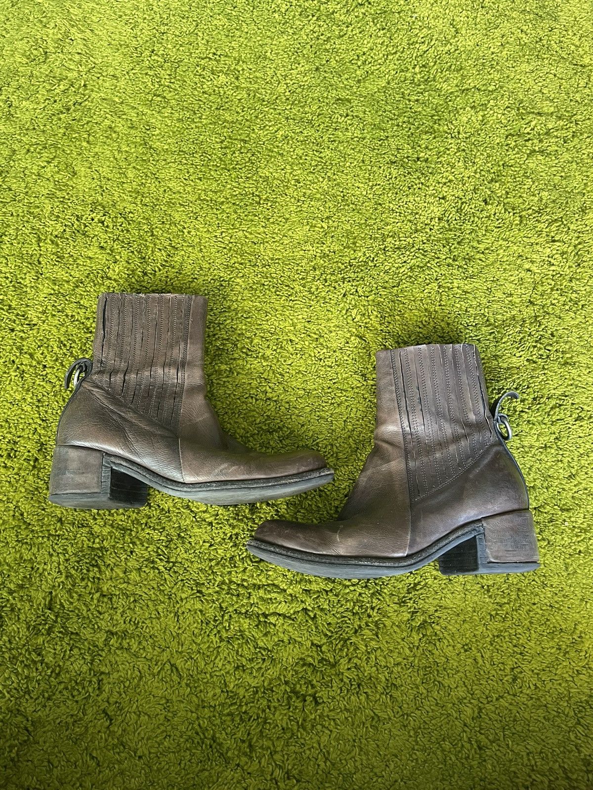 A.S.98 × Cowboy Equipment Airsteps A.S. 98 avant garde western cowboy boots leather Size US 8 / IT 38 - 2 Thumbnail