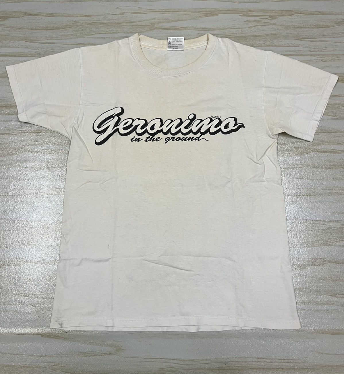Vintage Geronimo In The Ground Sun Faded Vintage T-shirt Size US M / EU 48-50 / 2 - 2 Thumbnail