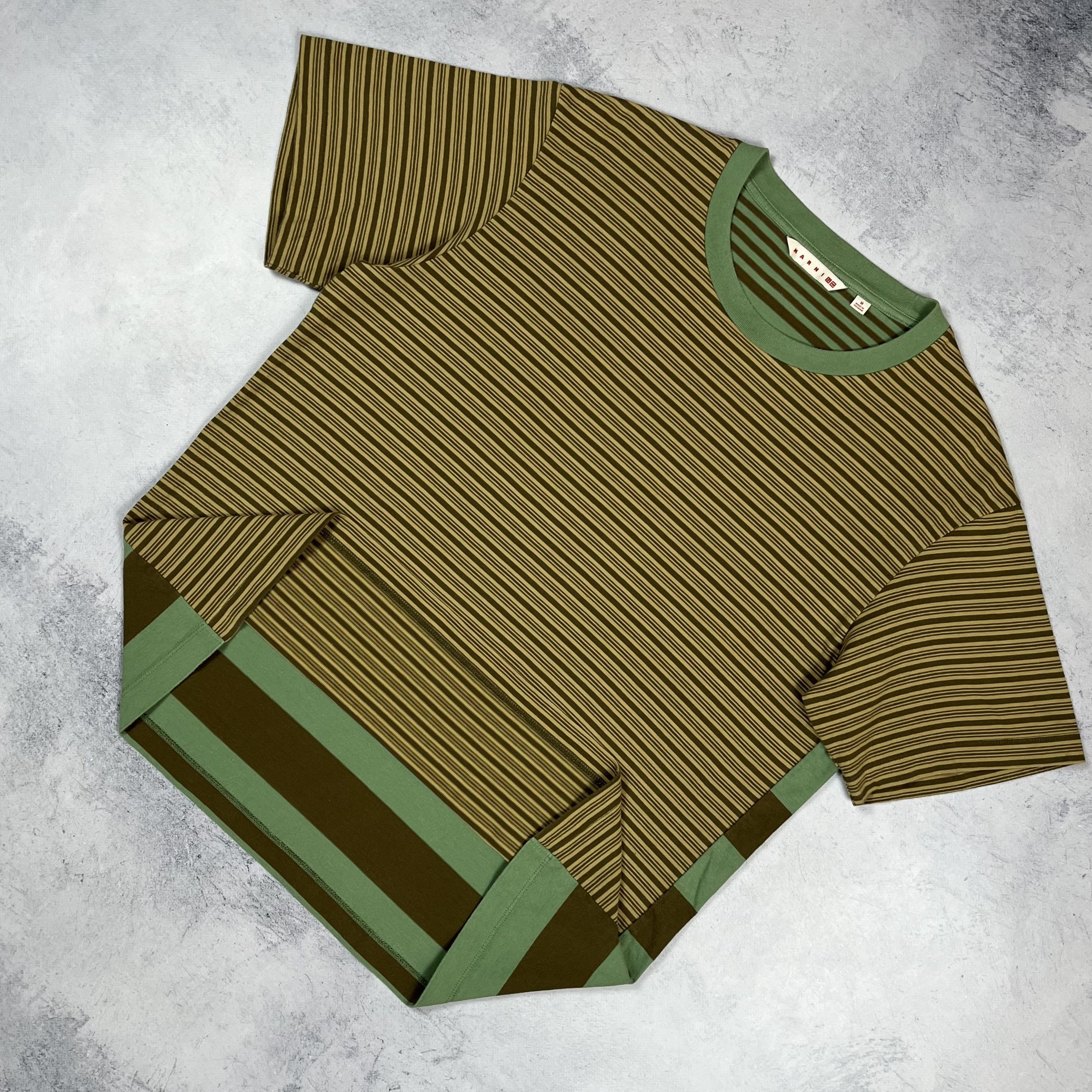 Marni × Uniqlo Designer Marni X Uniqlo Stripped T Shirt Size US M / EU 48-50 / 2 - 8 Thumbnail