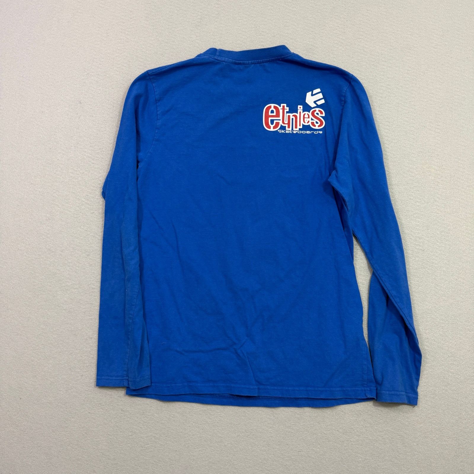 Etnies Vintage Etnies Skateboarding Shirt Large Blue Long Sleeve Size US L / EU 52-54 / 3 - 6 Thumbnail