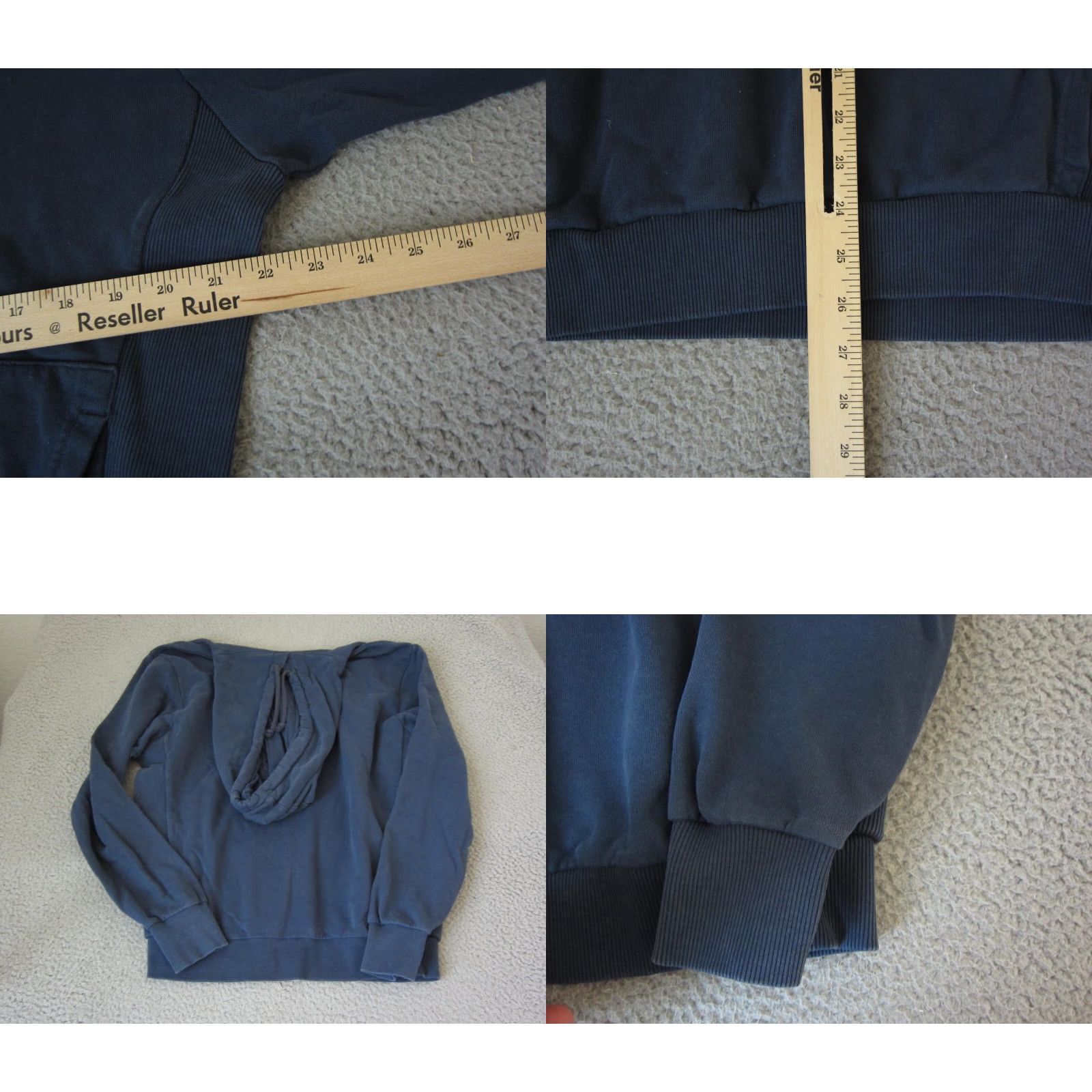 Outdoor Voices Outdoor Voices Hoodie Mens Adult Medium Blue Pullover Sweatshirt Athletic 90s Logo Regular Gy m & Training Size US M / EU 48-50 / 2 - 8 Thumbnail
