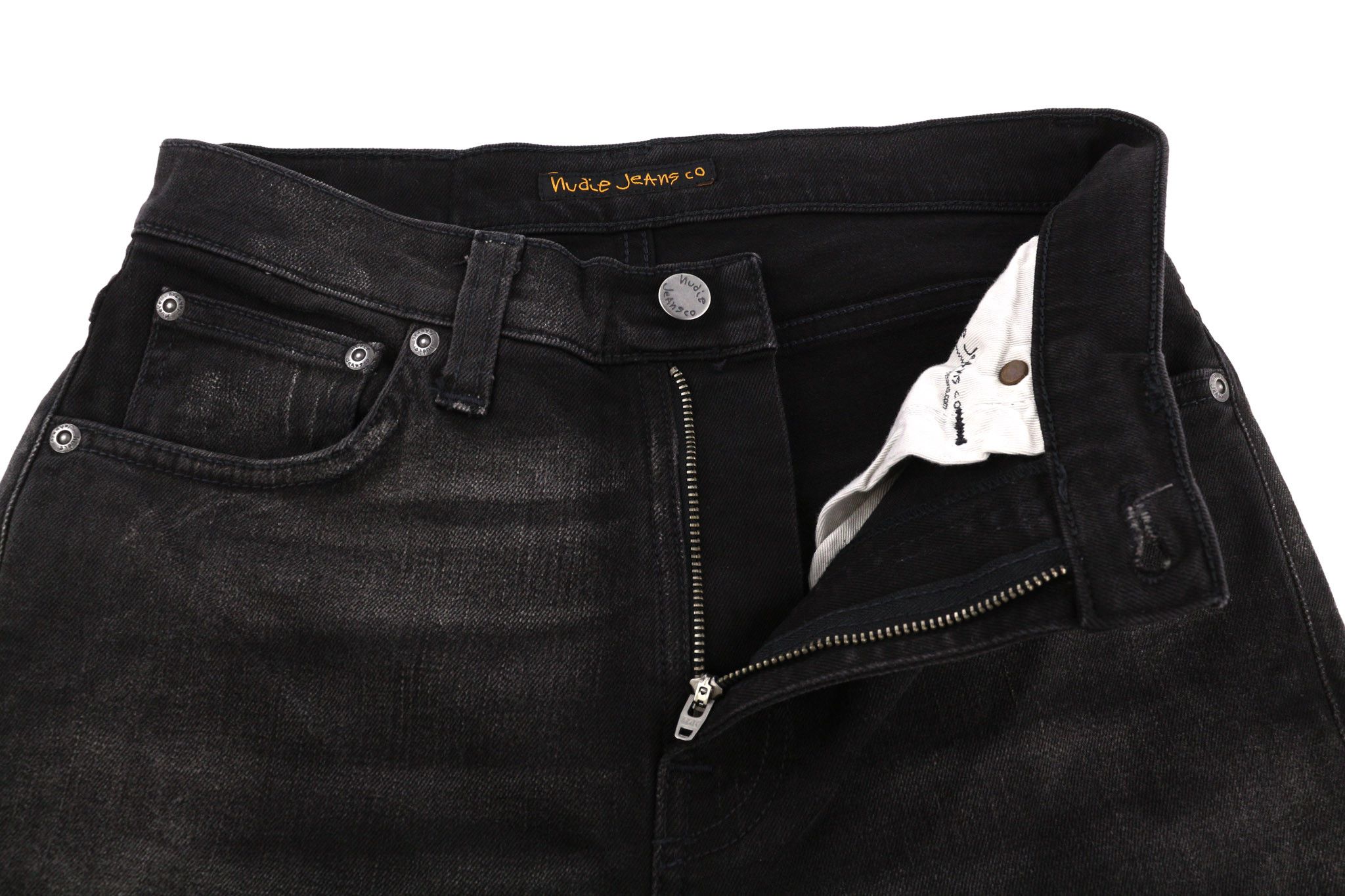 Nudie Jeans PIPE LED W29/L32 Grey Marble Organic Slim Washed 81635 Size US 29 - 4 Thumbnail