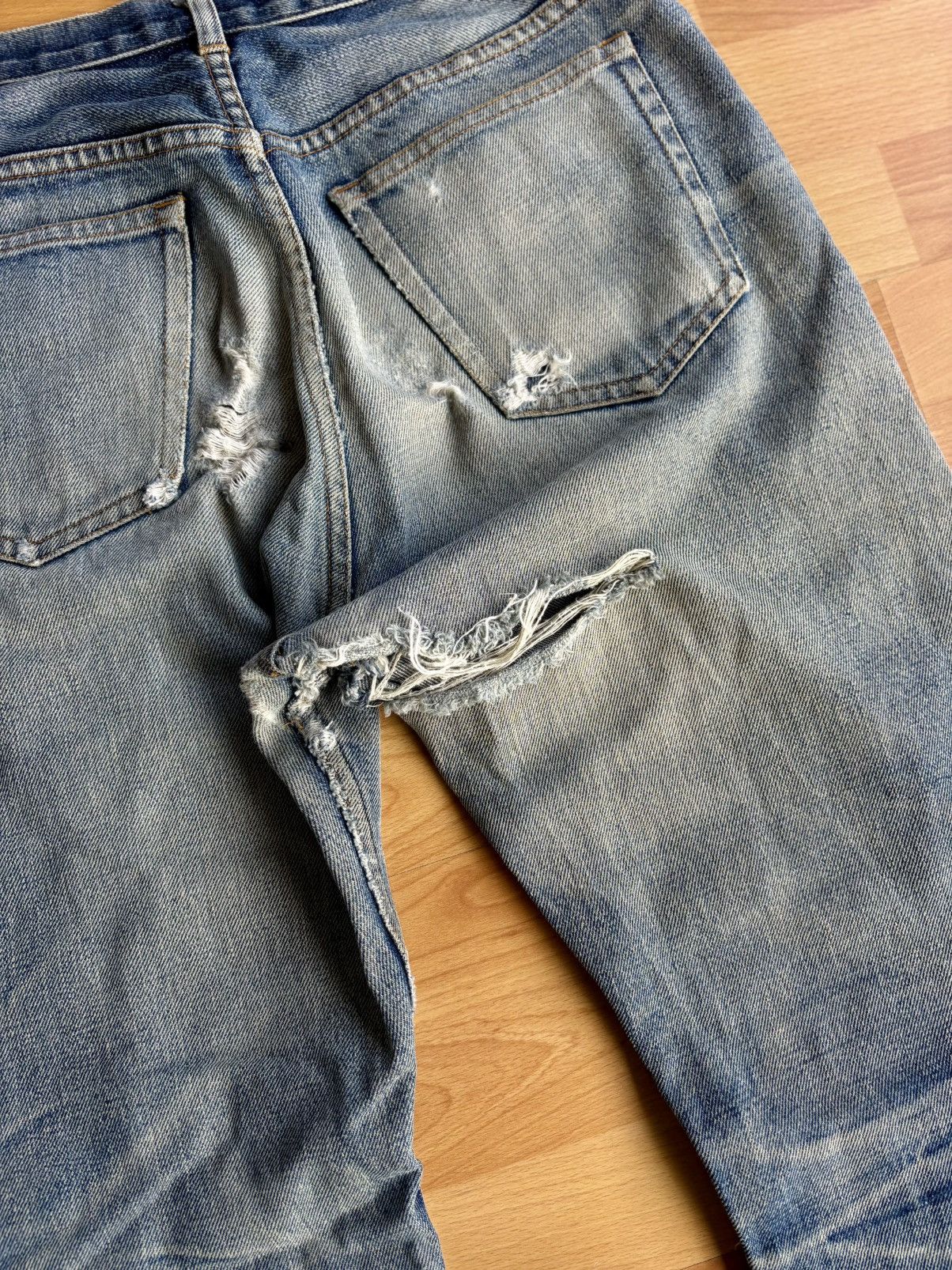 A.P.C. THRASHED APC DENIM Size US 30 / EU 46 - 6 Thumbnail