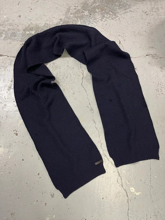 Prada AW2006 Prada Navy Wool Scarf Size ONE SIZE - 3 Thumbnail
