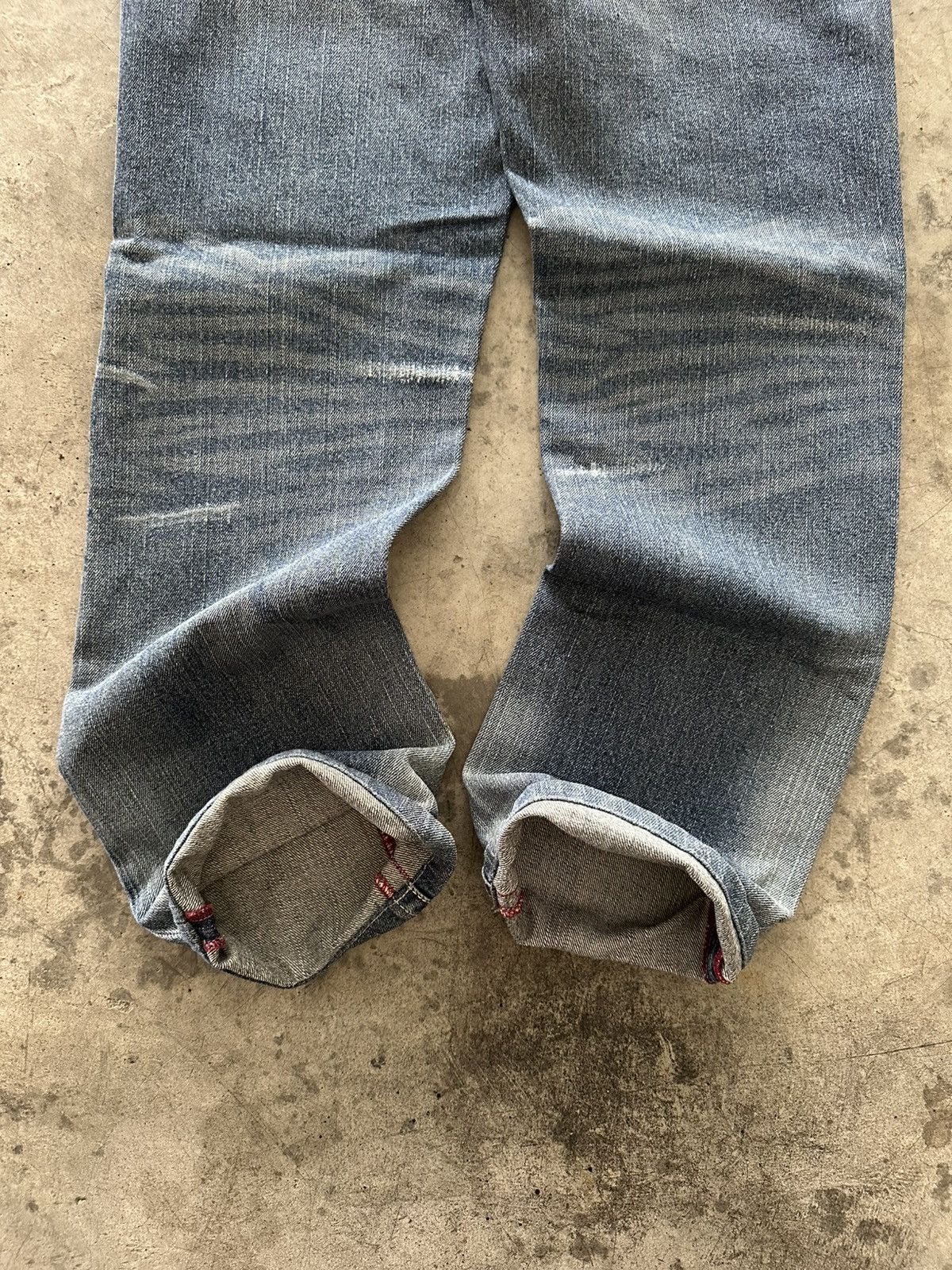 If Six Was Nine × Japanese Brand × Le Grande Bleu (L.G.B.) Japanese Y2K Whisker Wash Jeans Size 32" / US 10 / IT 46 - 10 Thumbnail