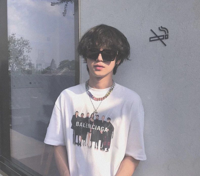 Balenciaga Balenciaga White band portrait short sleeve T-shirt Size US M / EU 48-50 / 2 - 8 Thumbnail