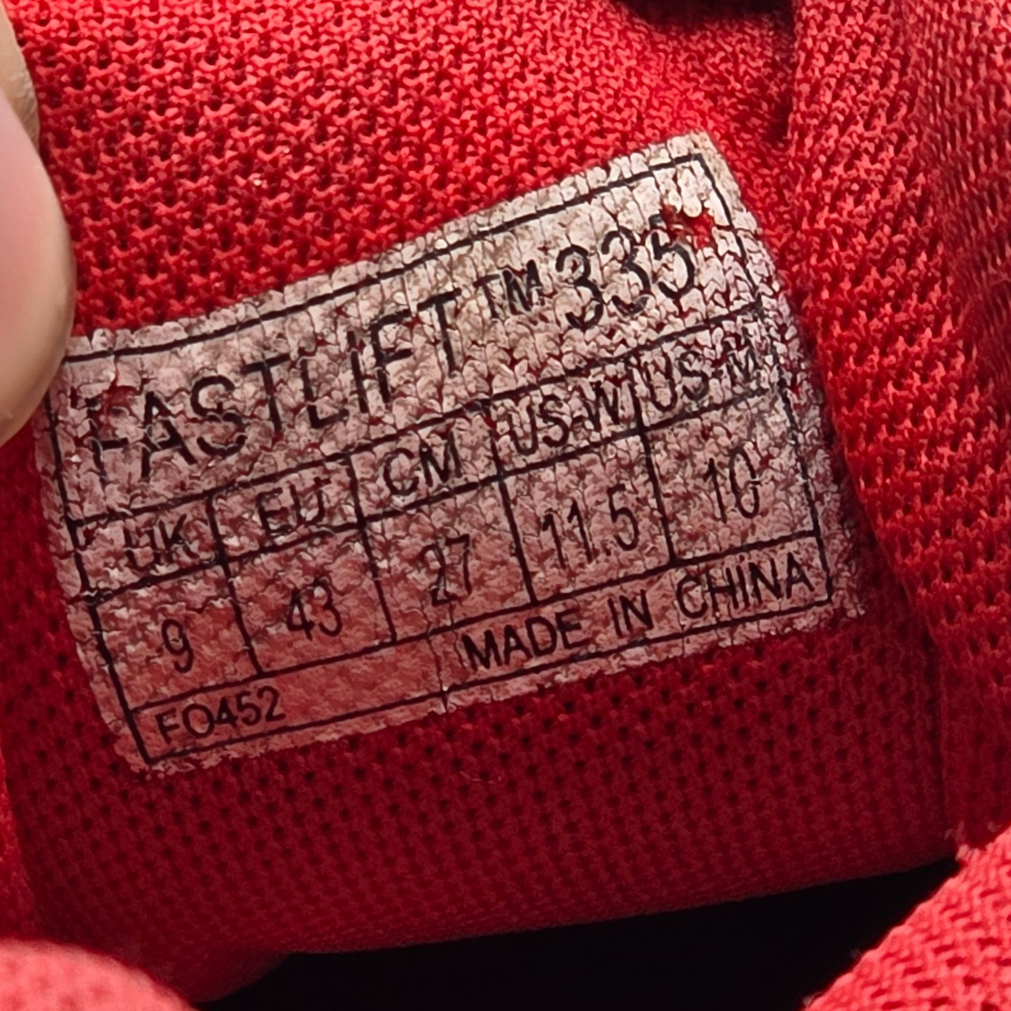 Other Inov-8 Fastlift 335 Mens Size 10 Black Red Weightlifting Sho Size US 10 / EU 43 - 6 Thumbnail