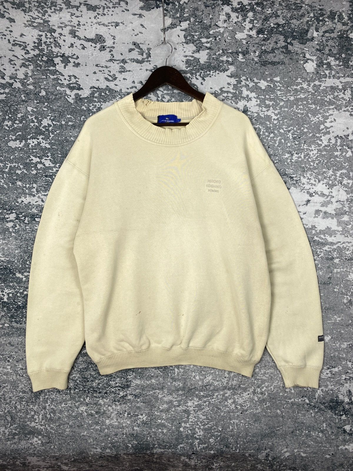 Hiroko Koshino Homme Vintage Hiroko Koshino Homme Sweatshirts Size US L / EU 52-54 / 3 - 1 Thumbnail