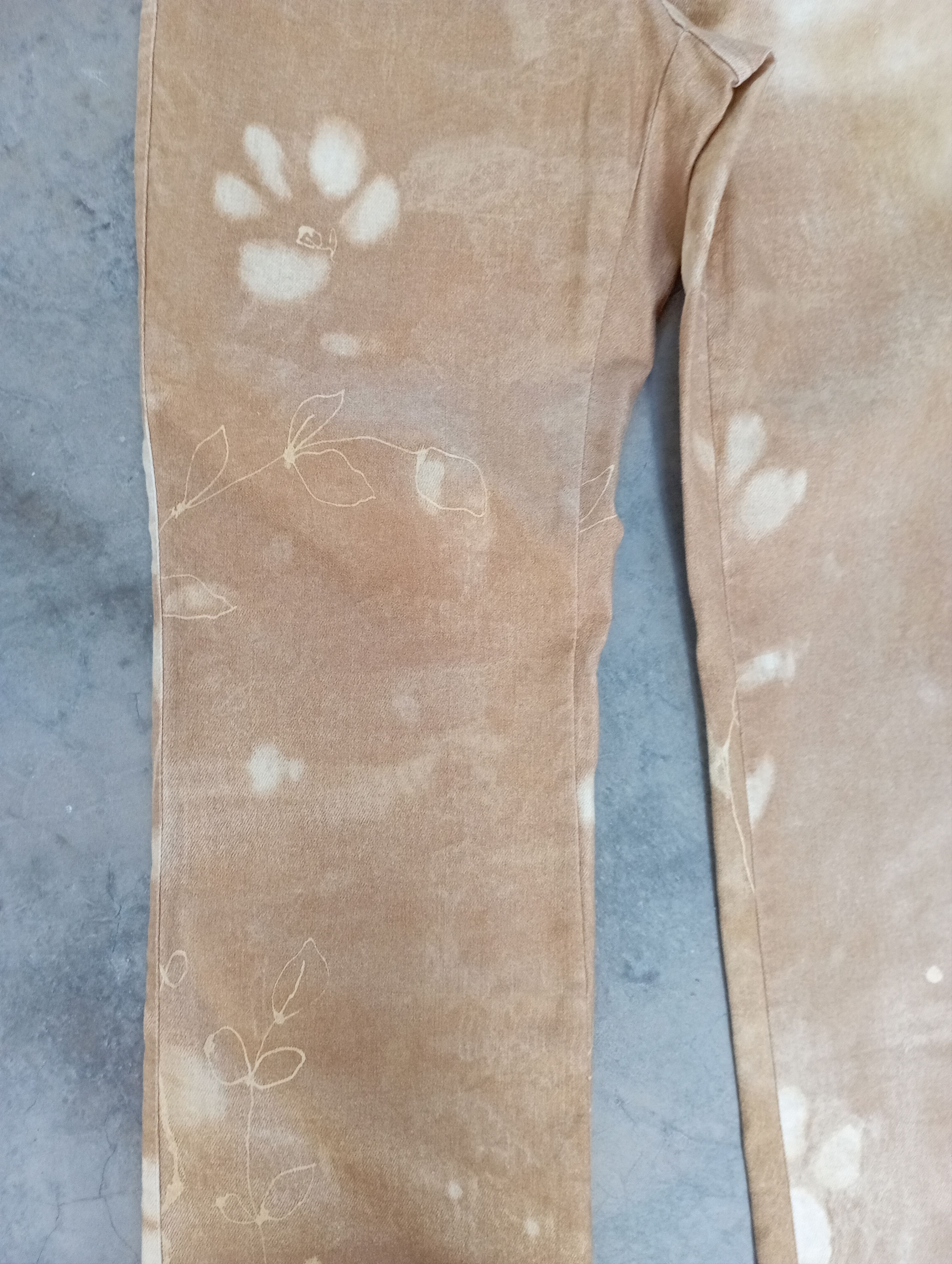 Le Grande Bleu (L.G.B.) Flare Jeans Made In Italy No Kaoi Mud Bootcut Jeans Size US 28 / EU 44 - 7 Thumbnail
