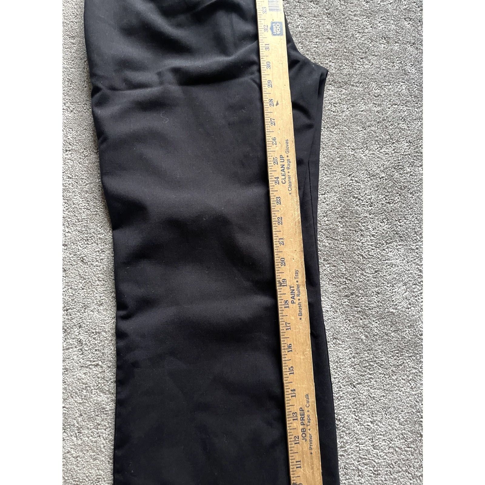 Gloria Vanderbilt Gloria Vanderbilt Dress Pants Women Regular Size 6 Black Mid-Rise Flat Front Zip Zipper Bootcut Inseam 31.5 in Polyester Blend Size 28" / US 6 / IT 42 - 6 Thumbnail