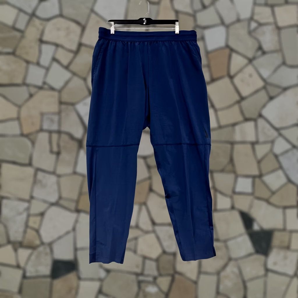Nike Nike Dri-FIT Yoga Pants Navy L Womens Jogger Size US 33 - 1 Thumbnail