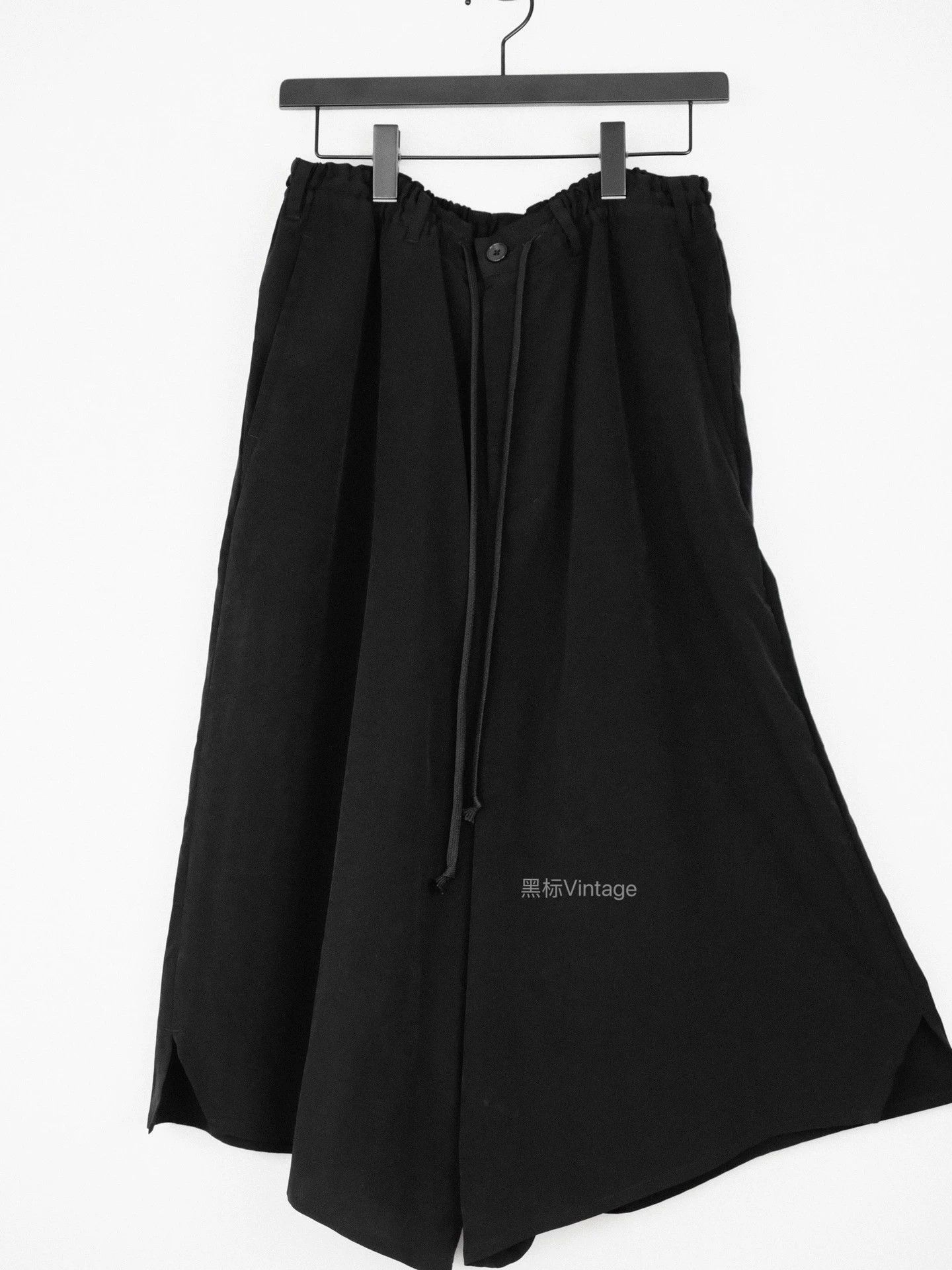 Yohji Yamamoto Yohji Yamamoto 20ss Vintage Triacetate Drawstring Wide-Leg Pants Size 28" / US 6 / IT 42 - 2 Thumbnail
