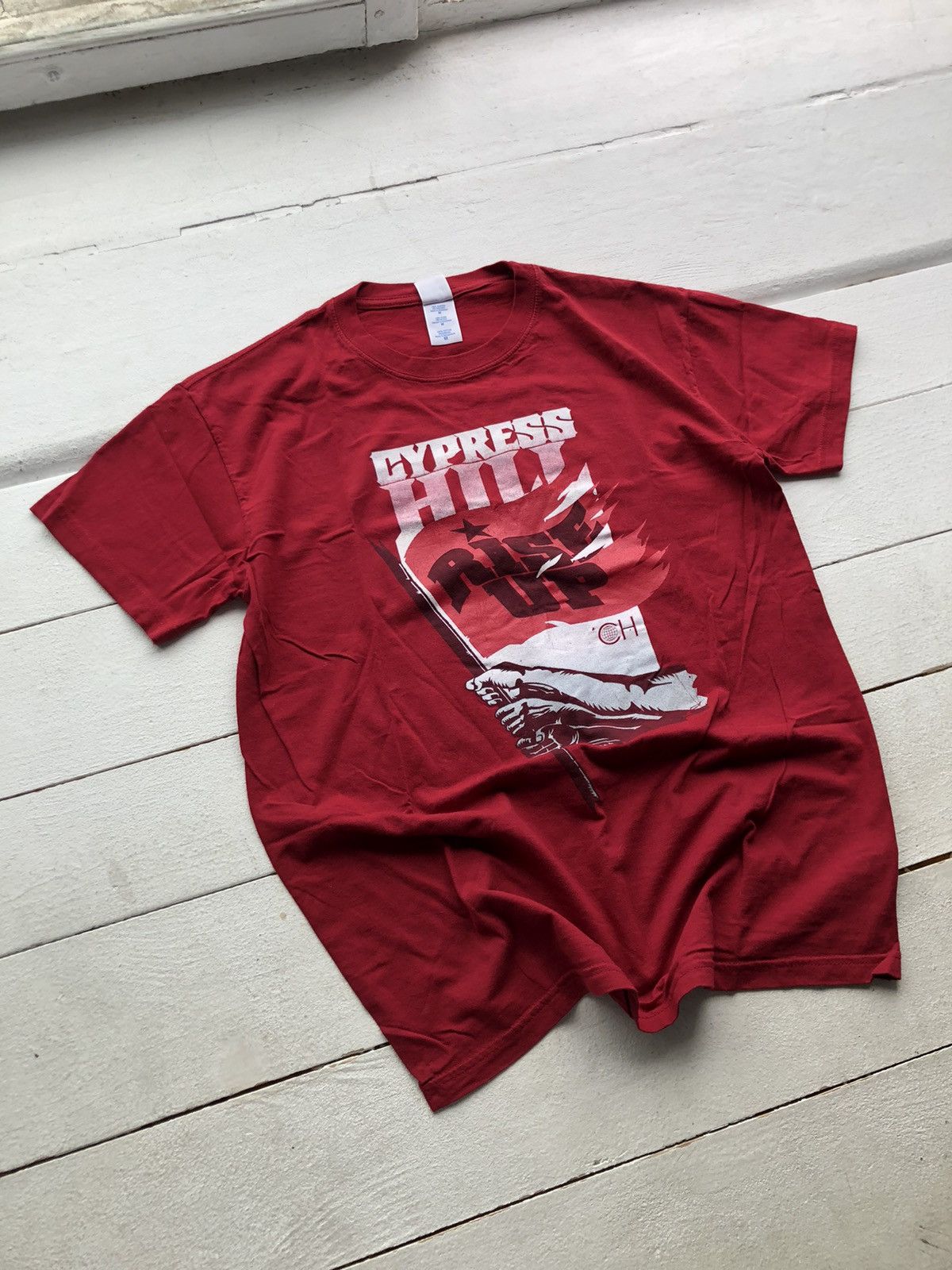 Band Tees Vintage Cypress Hill “Rise Up” t shirt red collar Size US M / EU 48-50 / 2 - 1 Thumbnail