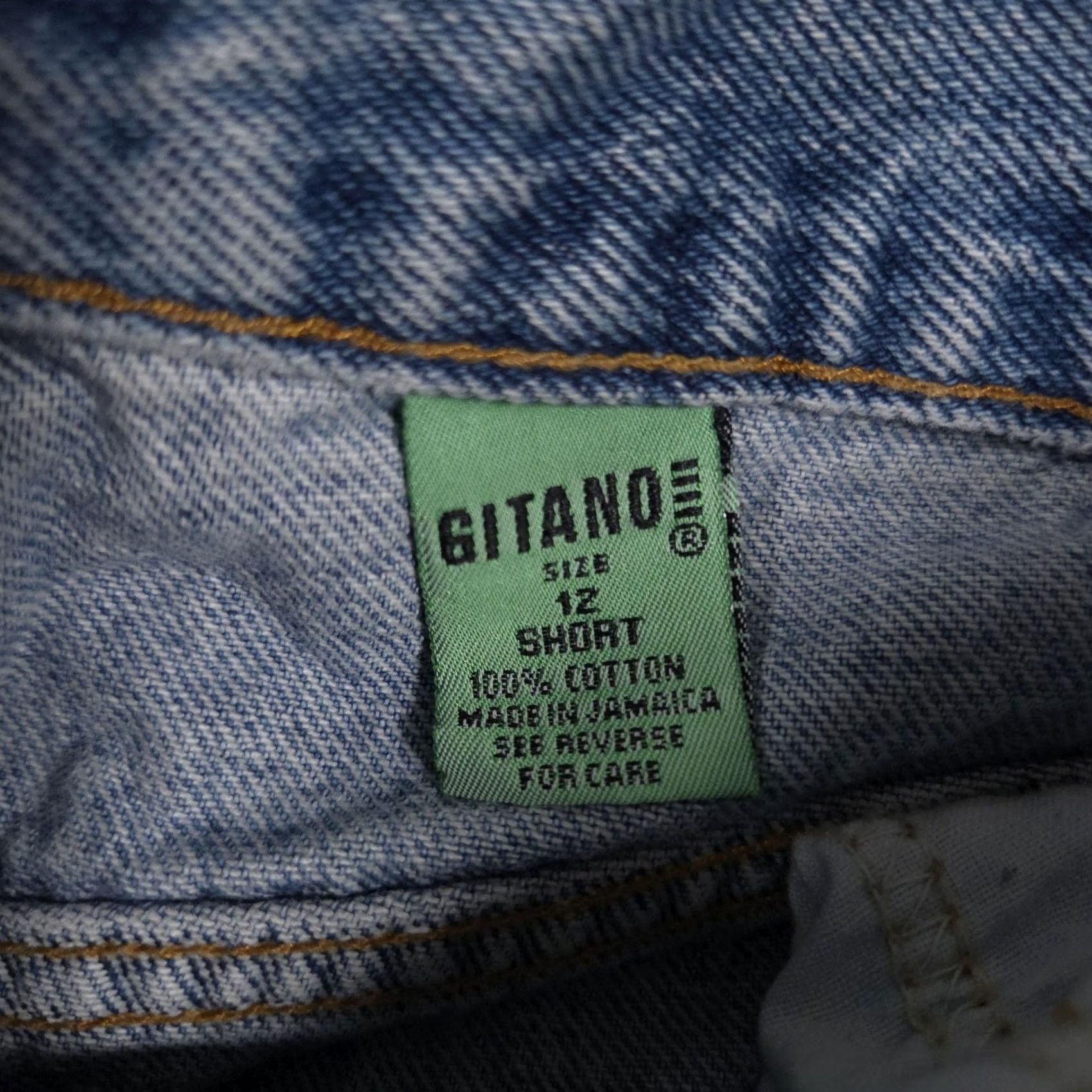 Vintage VINTAGE Gitano Jeans Womens 12 Short High Rise Tapered Denim 90s Blue Jeans Womens Size 34" / US 12 / IT 48 - 7 Thumbnail
