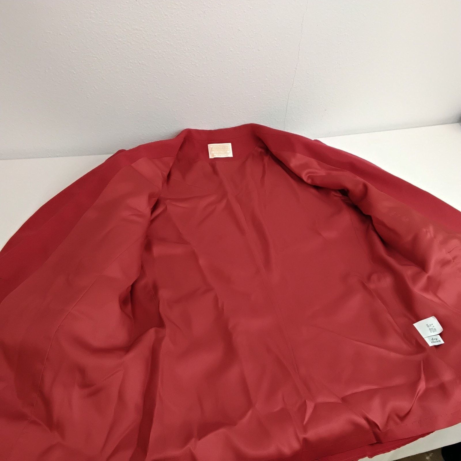 Pendleton Pendleton Wool Blazer Women's XL (16) Red Vintage USA Size XXL / US 16-18 / IT 52-54 - 9 Thumbnail
