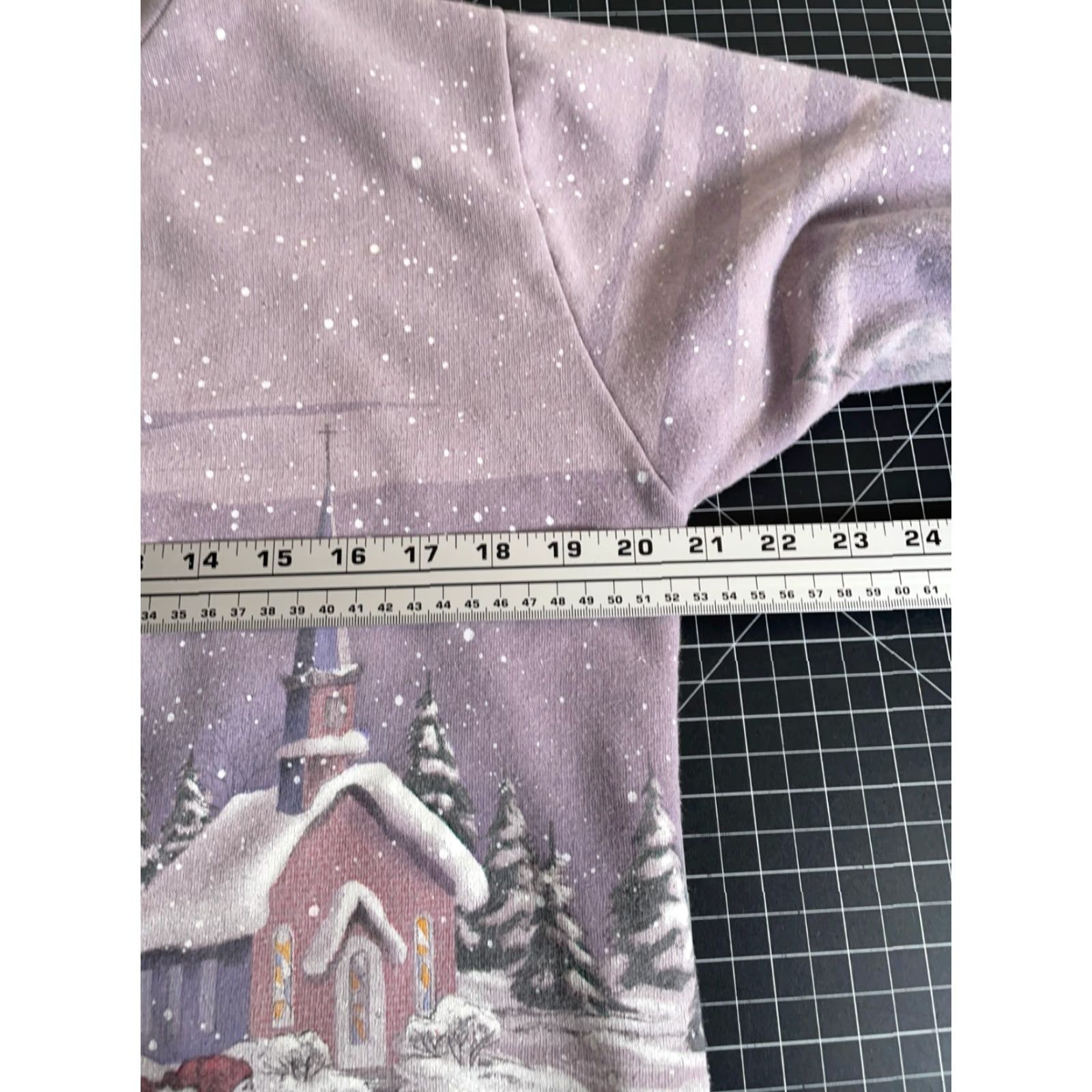 Vintage Cabela's AOP Sweatshirt Women's Medium Purple Scenic Outdoor Winter Motif Size M / US 6-8 / IT 42-44 - 5 Thumbnail