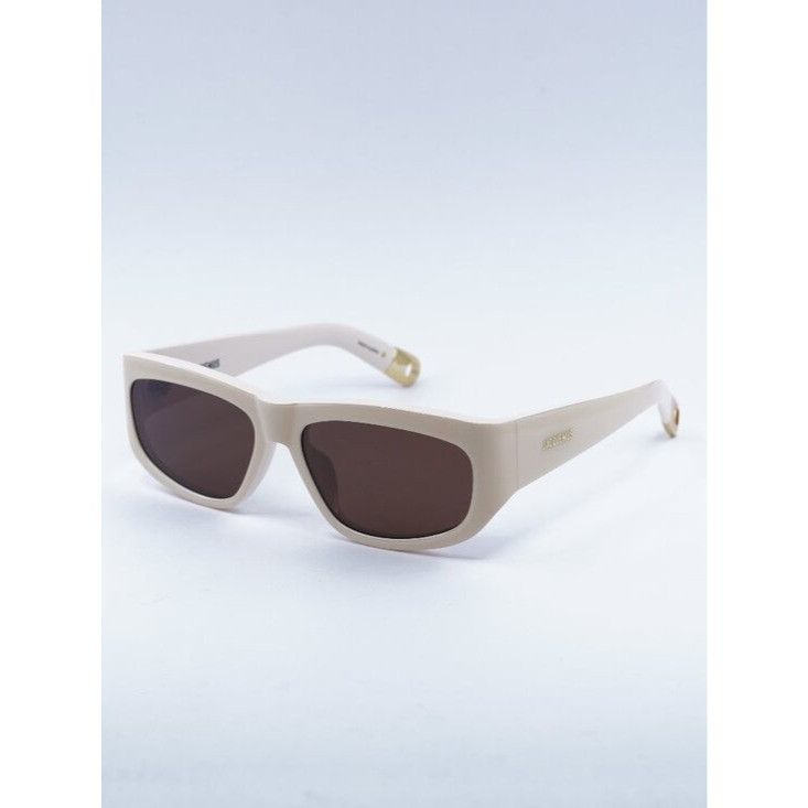 Jacquemus PILOTA JAC/2 C2 Sunglasses Ivory Pink Square Frame