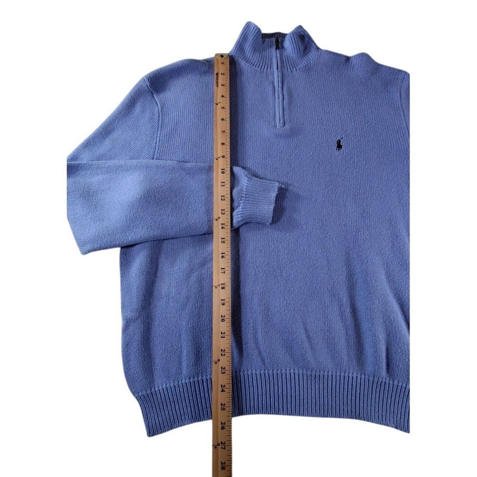 Polo Ralph Lauren Vintage Polo Ralph Lauren Men's XL 1/4 Zip Mock Neck Sweater Size US XL / EU 56 / 4 - 4 Thumbnail
