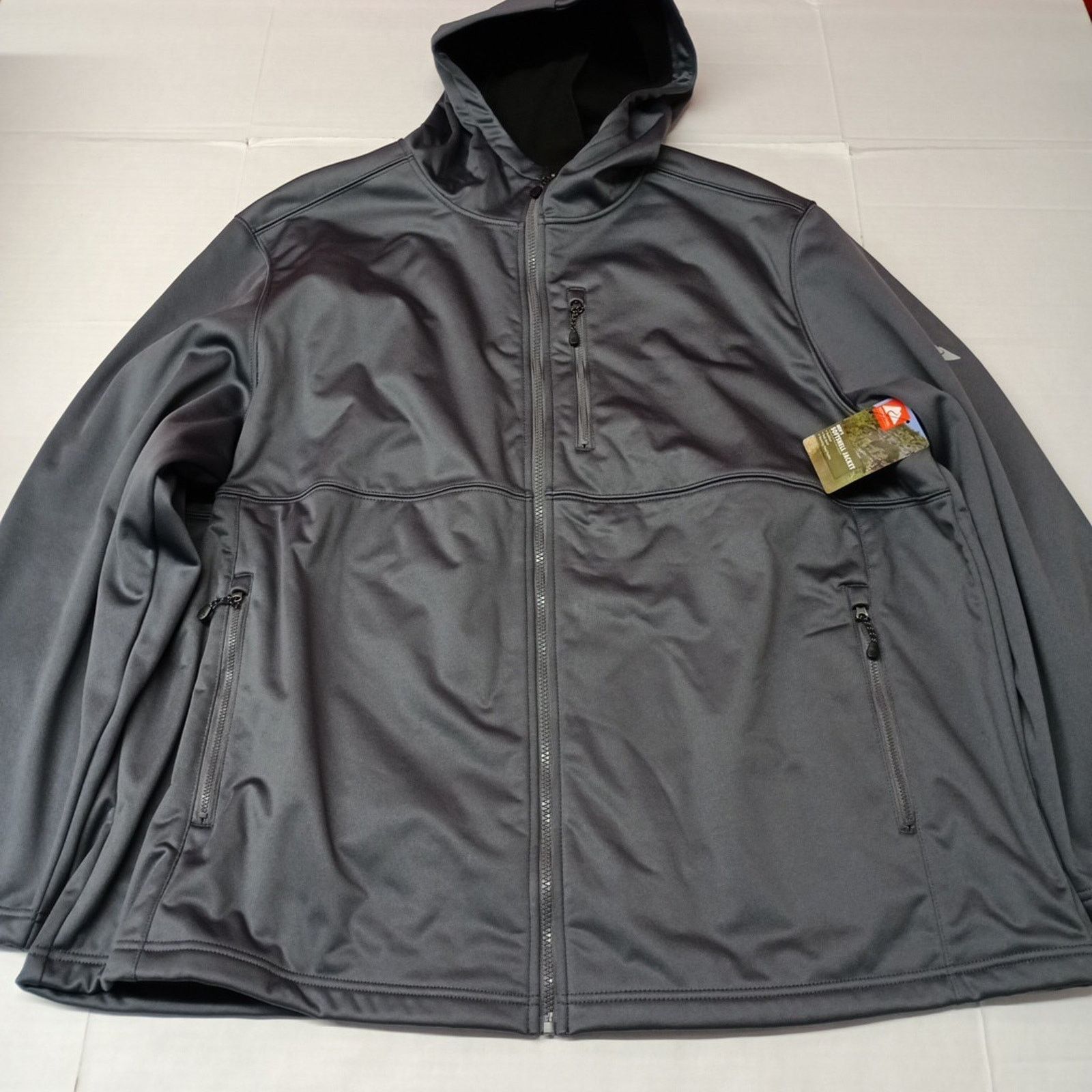 Other Ozark Trail Men's Size 3XL Gray Zip Hooded Softshell Jacket Size US XXL / EU 58 / 5 - 1 Thumbnail