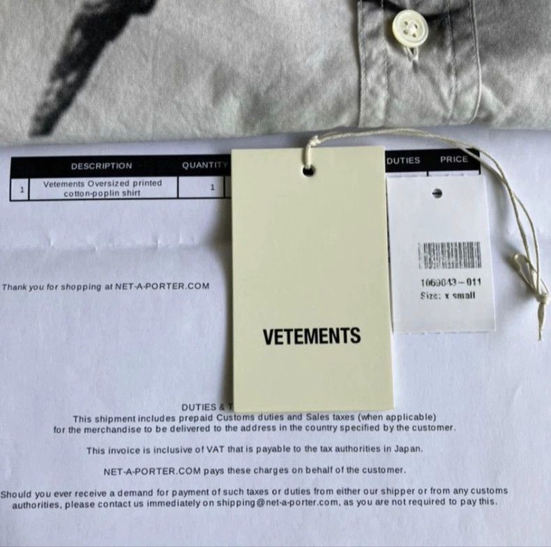 Vetements Vetements 2018aw Marilyn Manson Shirt Size US XS / EU 42 / 0 - 7 Thumbnail