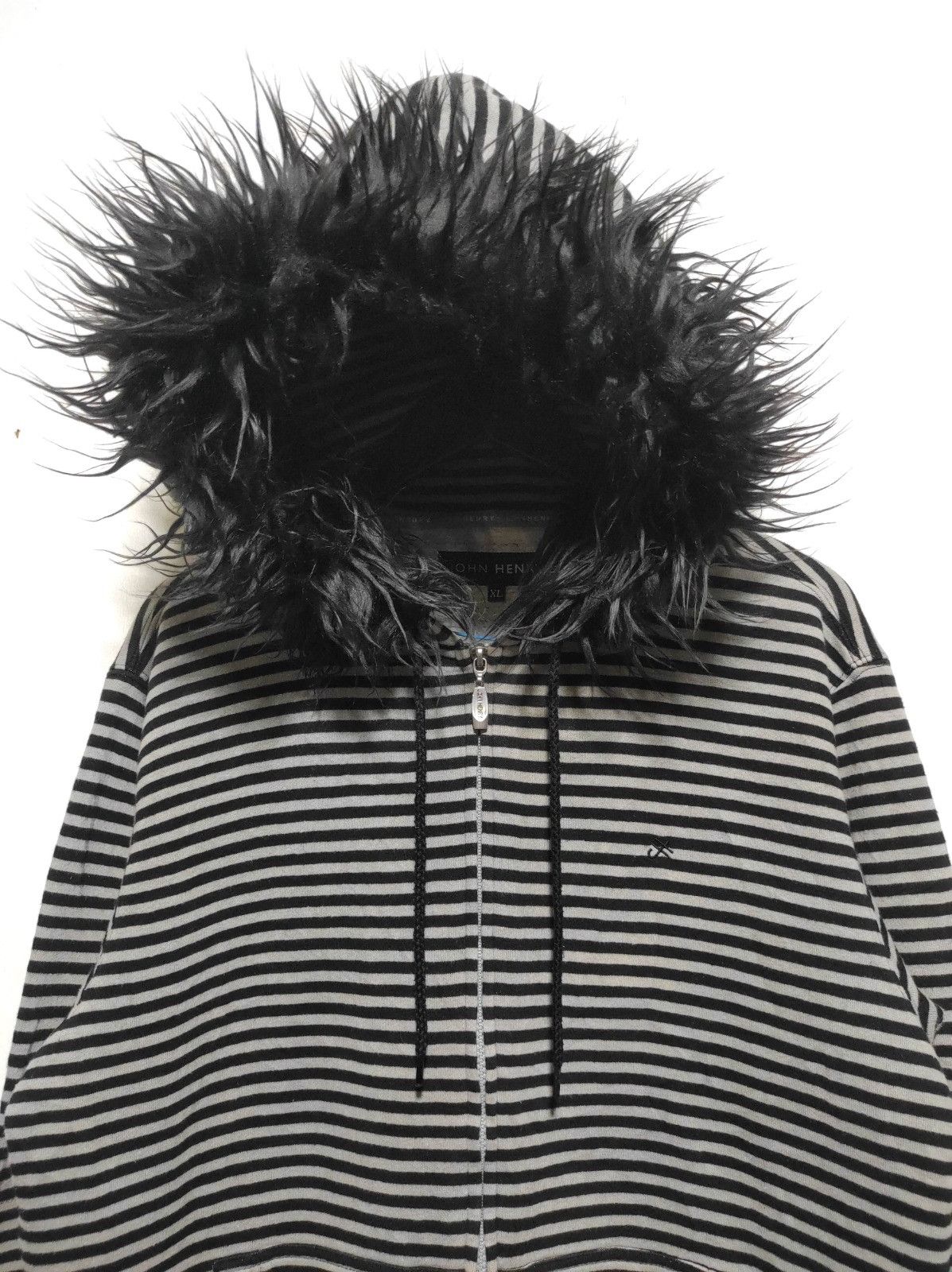 John Henry John Hendry stripe zip fur hoodie ifsix LGB style Size US XL / EU 56 / 4 - 3 Thumbnail