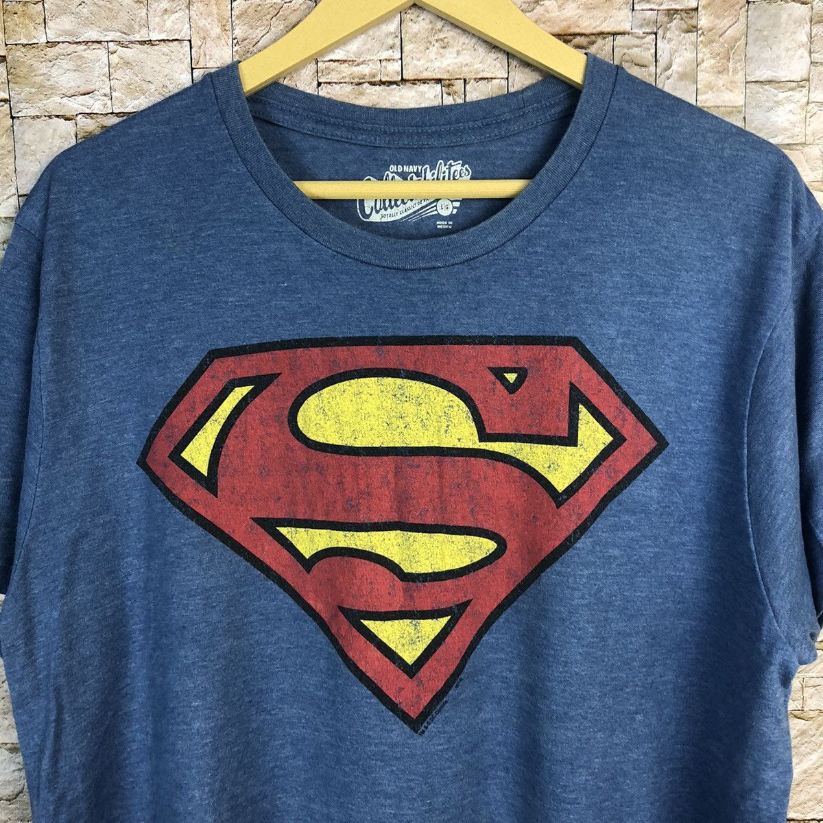 Japanese Brand × Marvel Comics Superman Blue T-Shirt #A549 Size US L / EU 52-54 / 3 - 5 Thumbnail