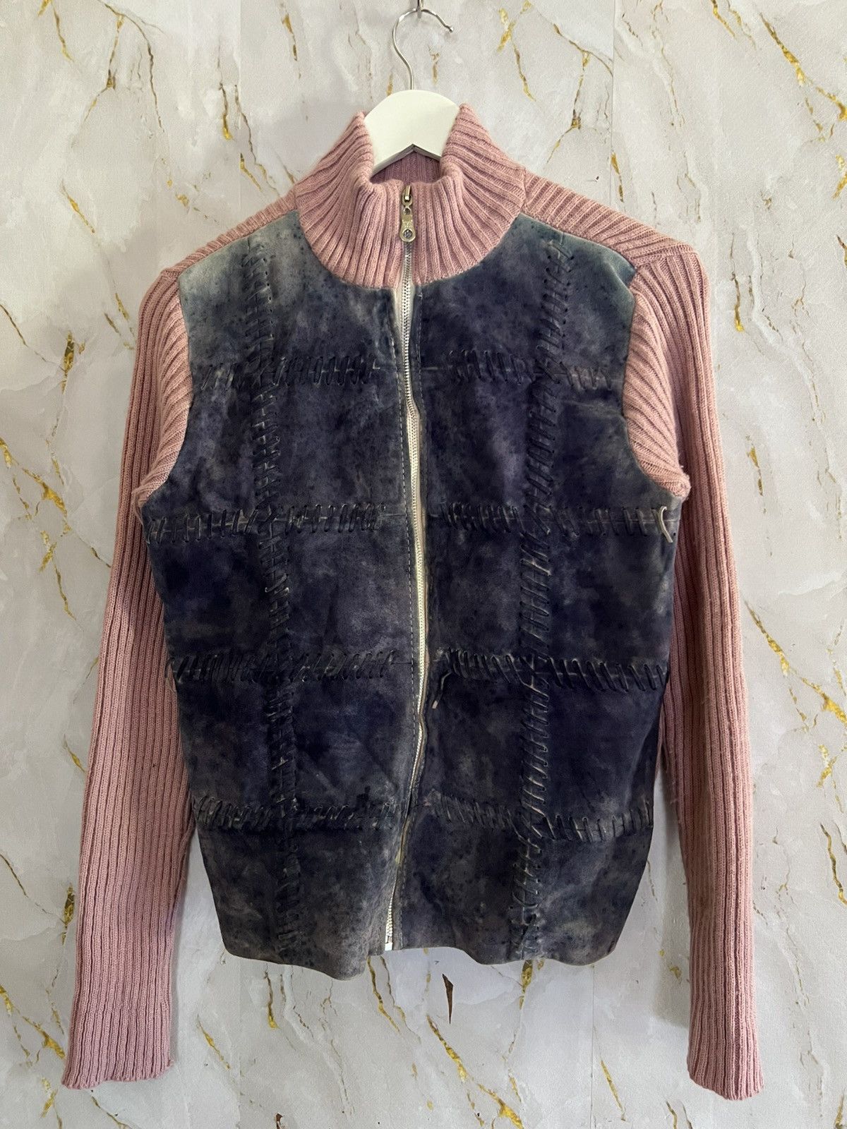 Vintage Vintage Fibra Leather Jacket – Made in Argentina Size S / US 4 / IT 40 - 1 Thumbnail