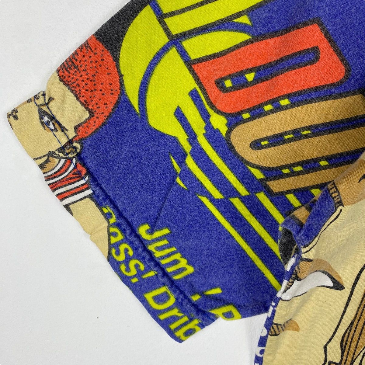 Anime Vintage 90's SLAMDUNK Sakuragi & Rukawa Full Print Anime Tee Size US M / EU 48-50 / 2 - 2 Thumbnail