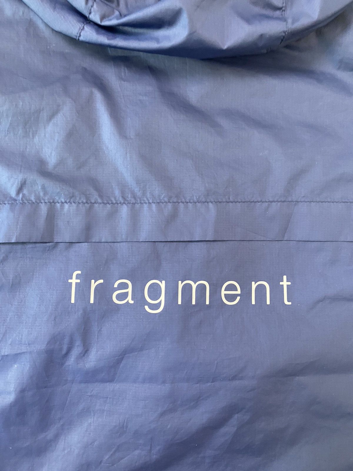 Nike DESCRIPTION Nike x Fragment windbreaker, size XL, blue used Size US XL / EU 56 / 4 - 14 Thumbnail