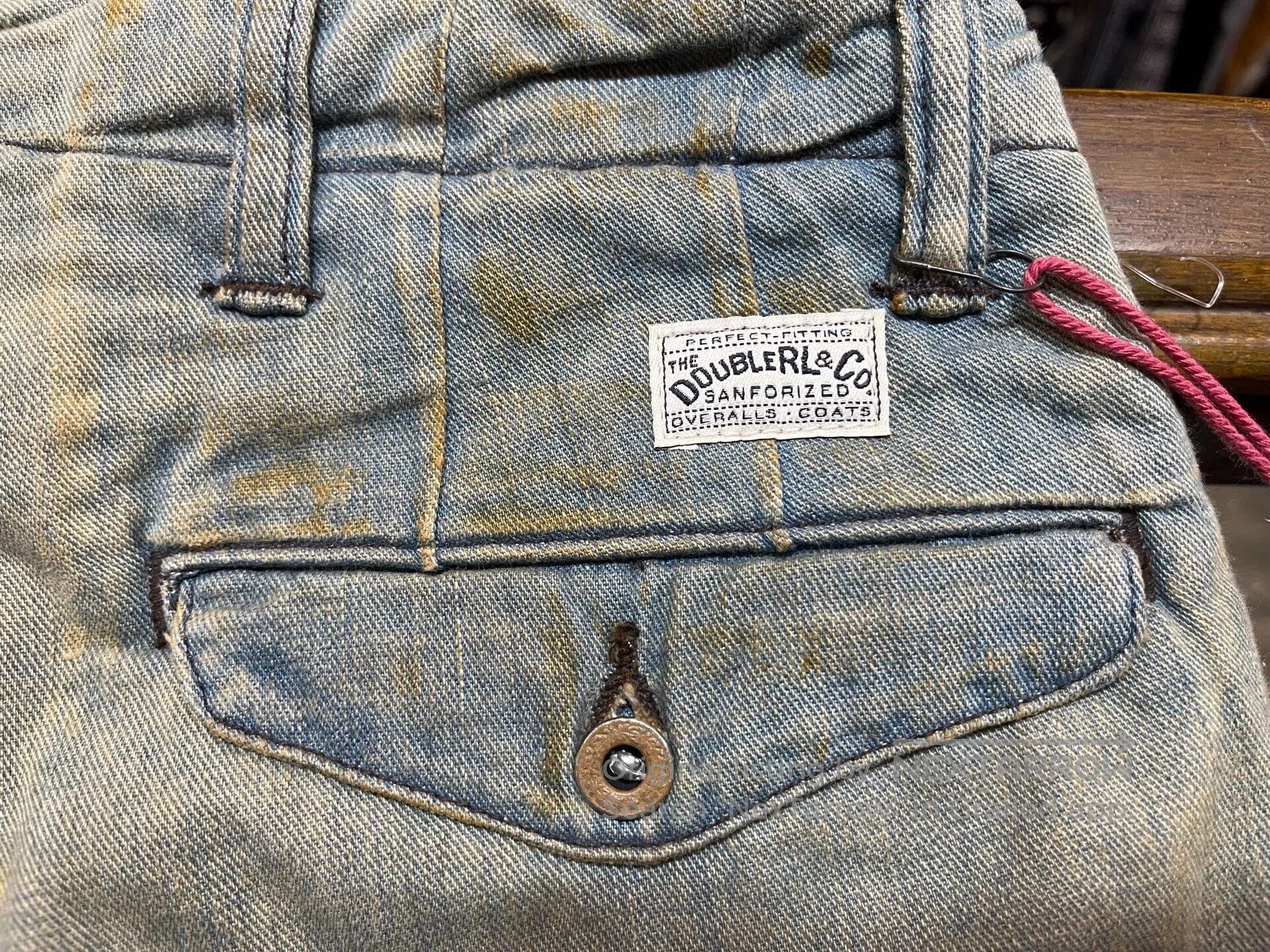 RRL Ralph Lauren limited edition officer denim chino pants. Size US 30 / EU 46 - 7 Thumbnail
