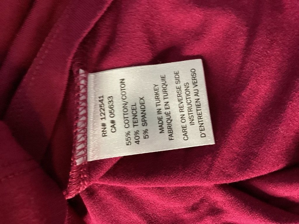 Other Women's BAB by Meli Kogan Blouse, M, Black & Burgundy Size L / US 10 / IT 46 - 4 Thumbnail