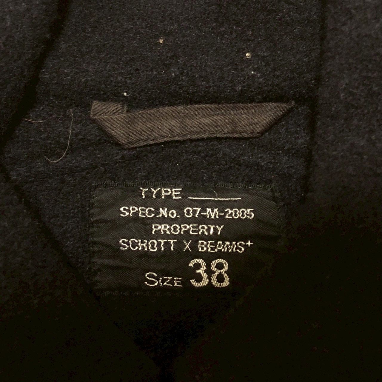 Schott Schott x BEAMS+ Navy Army Uniform Wool Jacket (Size 38) Size US M / EU 48-50 / 2 - 6 Thumbnail