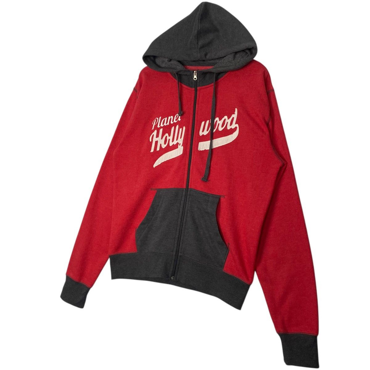 Vintage Vintage Planet Hollywood Fullzip Sweater Red Size M Size US M / EU 48-50 / 2 - 2 Thumbnail