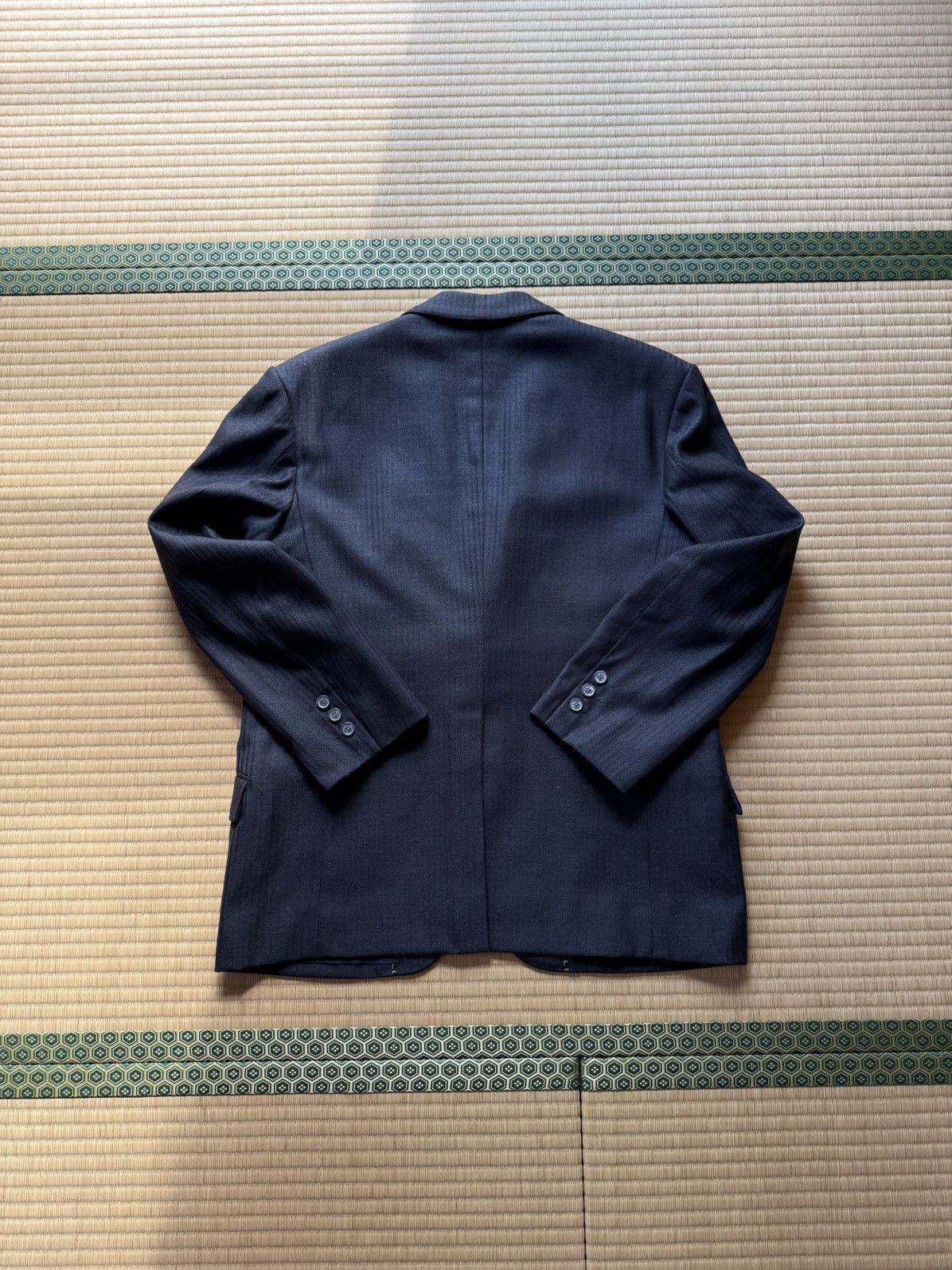 Other Autumn&Winter Vintage Wool Blue-Grey Shadow Stripe Suit Size 42R - 10 Thumbnail