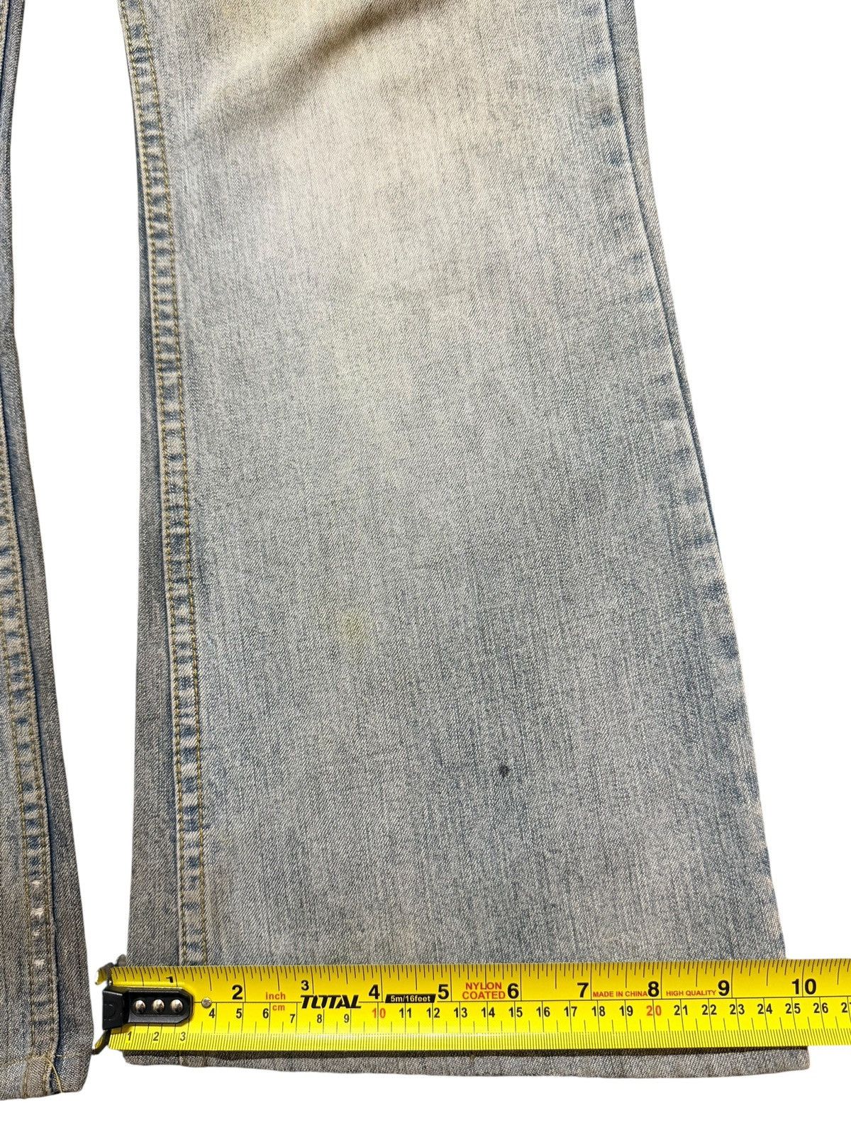 Hysteric Glamour Vintage Japanese Mud Dirty Wash Distress Wide Leg Baggy Size US 34 / EU 50 - 16 Thumbnail