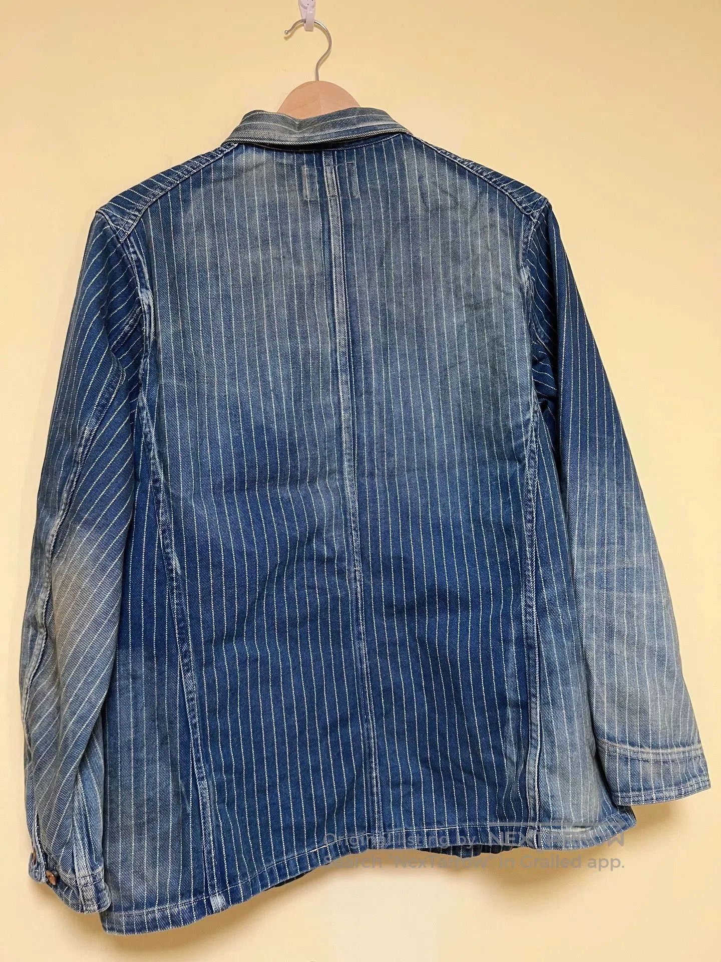 Full Count & Co. Vintage Wabash Striped Work Jacket. Size US S / EU 44-46 / 1 - 6 Thumbnail