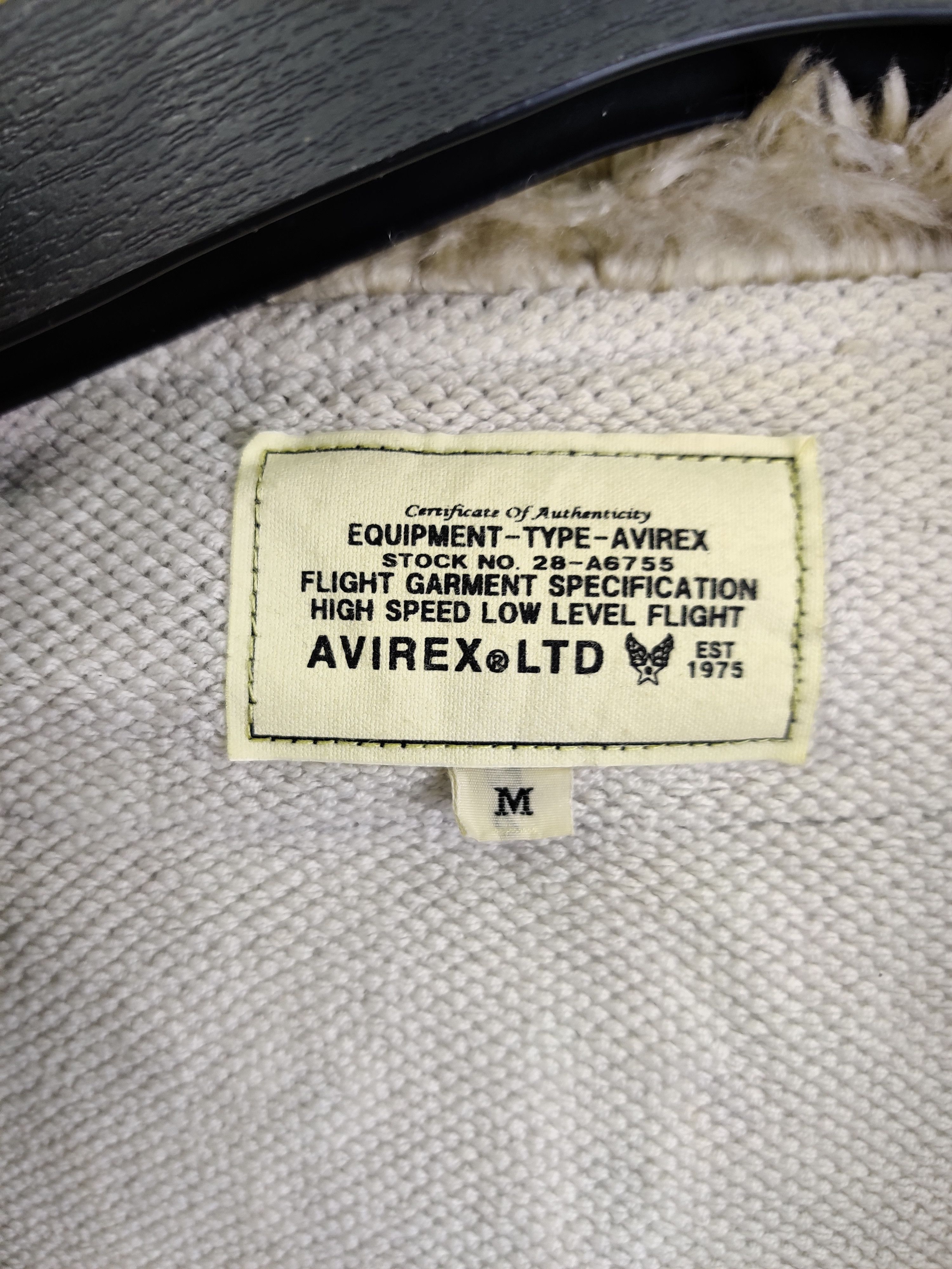 Avirex Vintage Avirex USA Flight Fur Zipper Hoodie Jacket Size US M / EU 48-50 / 2 - 9 Thumbnail